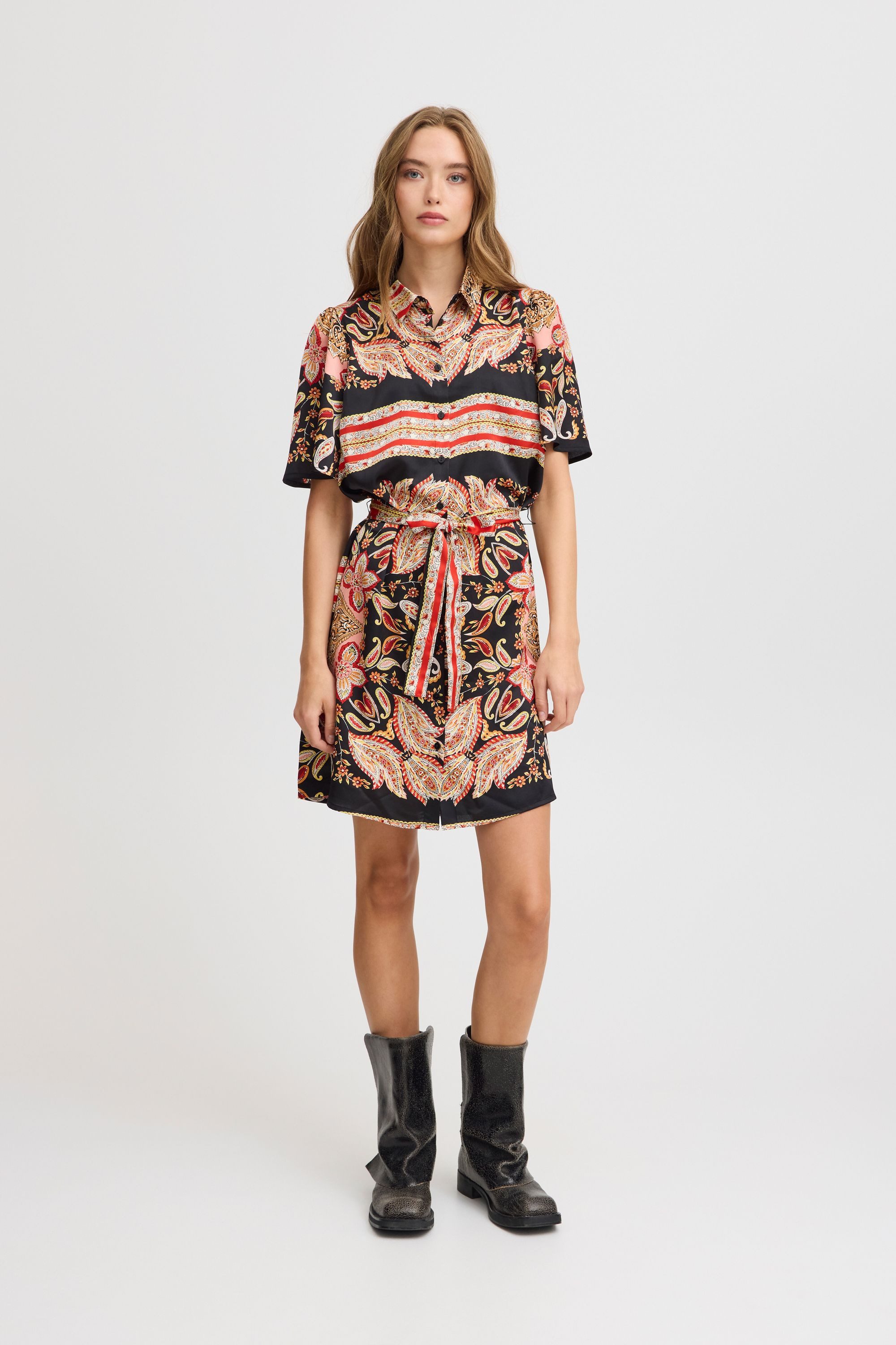Ichi Blusenkleid IXBRIGITTE DR modisches Blusenkleid günstig online kaufen