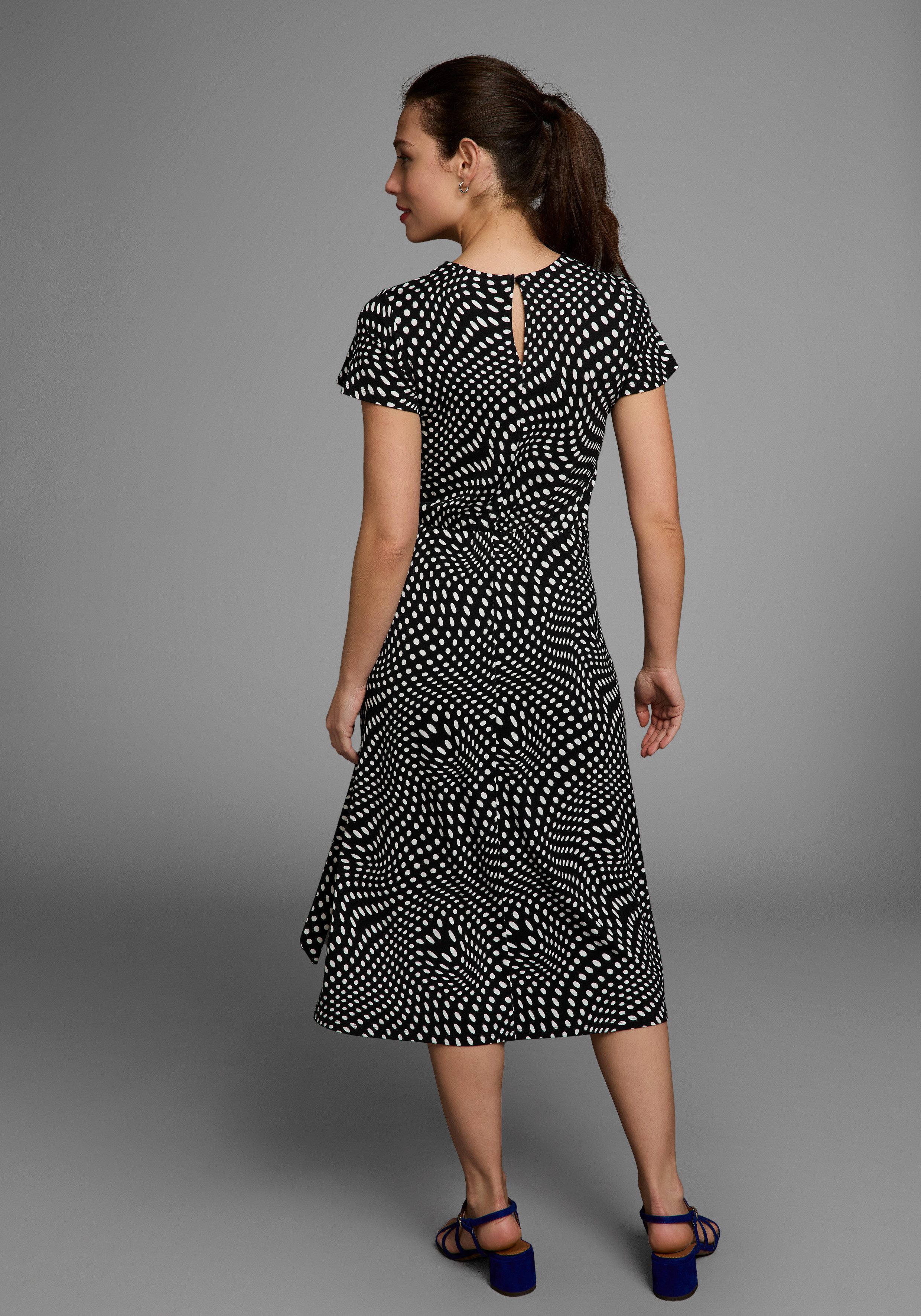 HECHTER PARIS Druckkleid mit Wickeldetail und günstig online kaufen