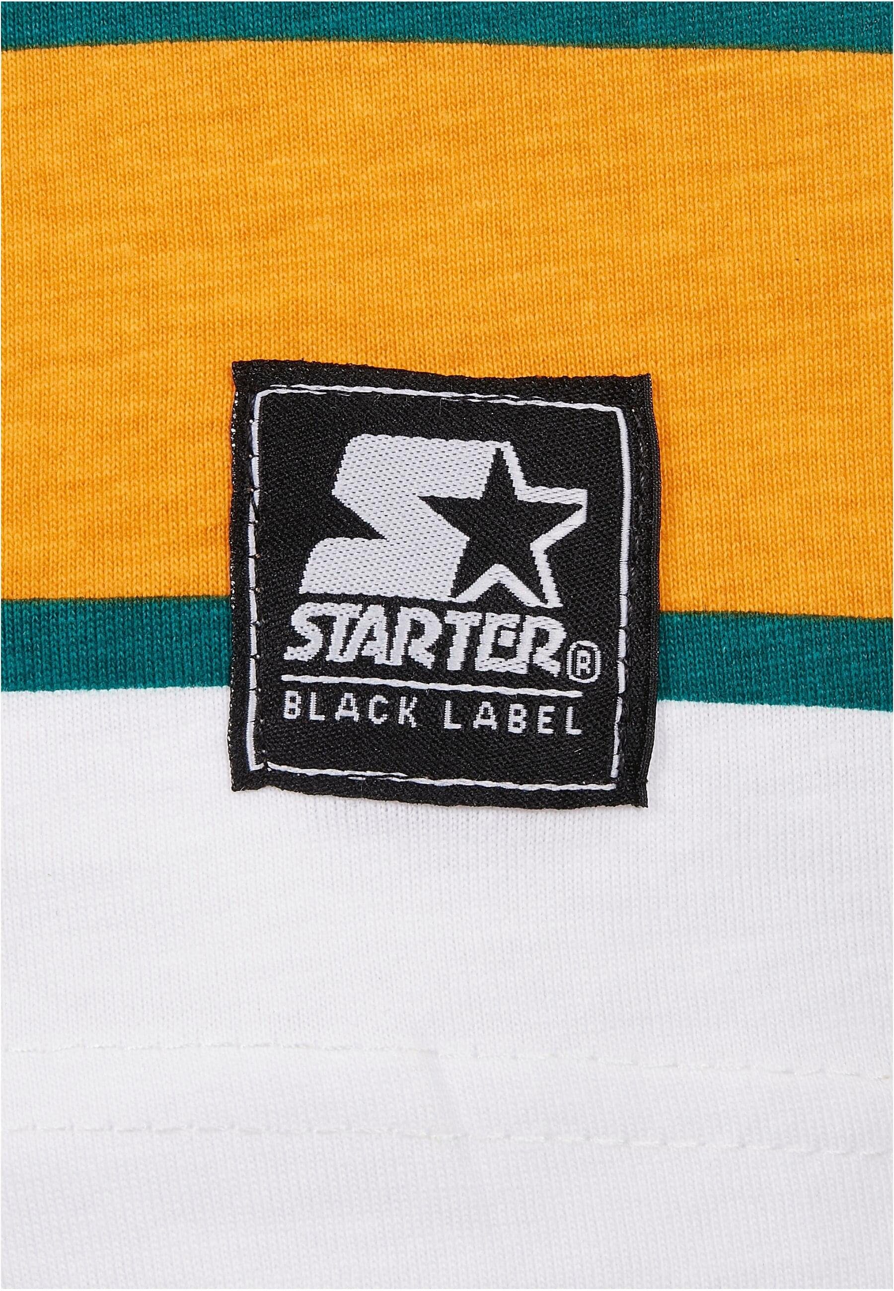 Herren Tee (1-tlg) T-Shirt Starter Starter Logo white/yellow Striped