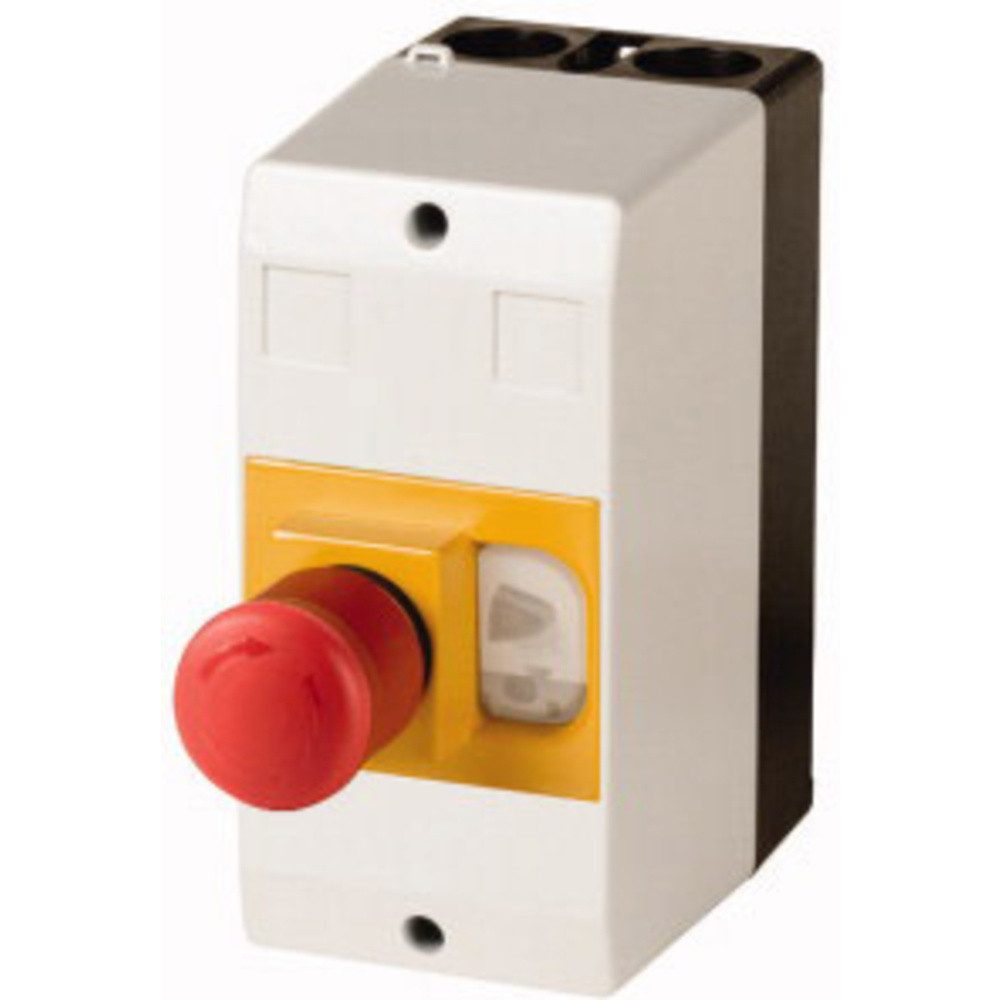 Relais-Modul Eaton CI-PKZ01-PVT Leergehäuse Aufbau, mit NOT-Aus-Schalter (L x B x H