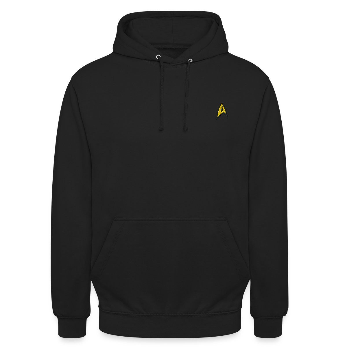 Spreadshirt Hoodie Star Trek The Original Series Besatzung Stick Unisex Hoodie (1-tlg) Unisex-Schnitt: Sitzt bei Männern körpernah, bei Frauen weit