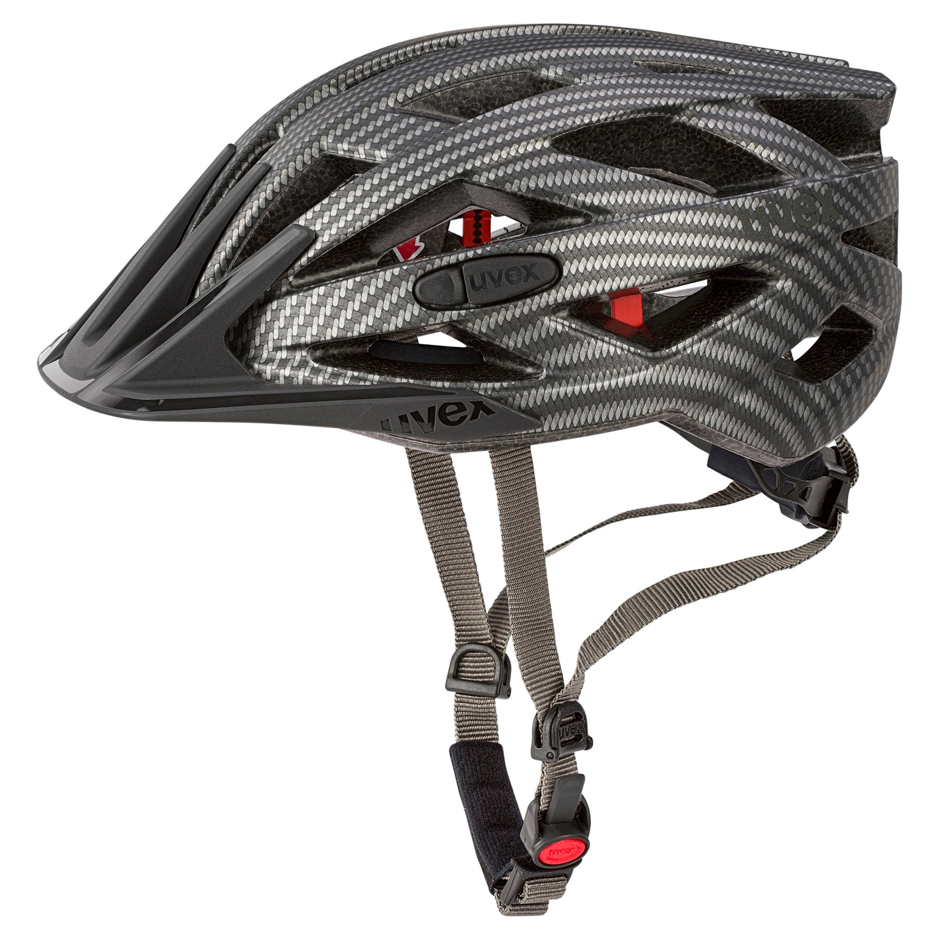 Uvex Fahrradhelm i-vo cc black carbon-look mat