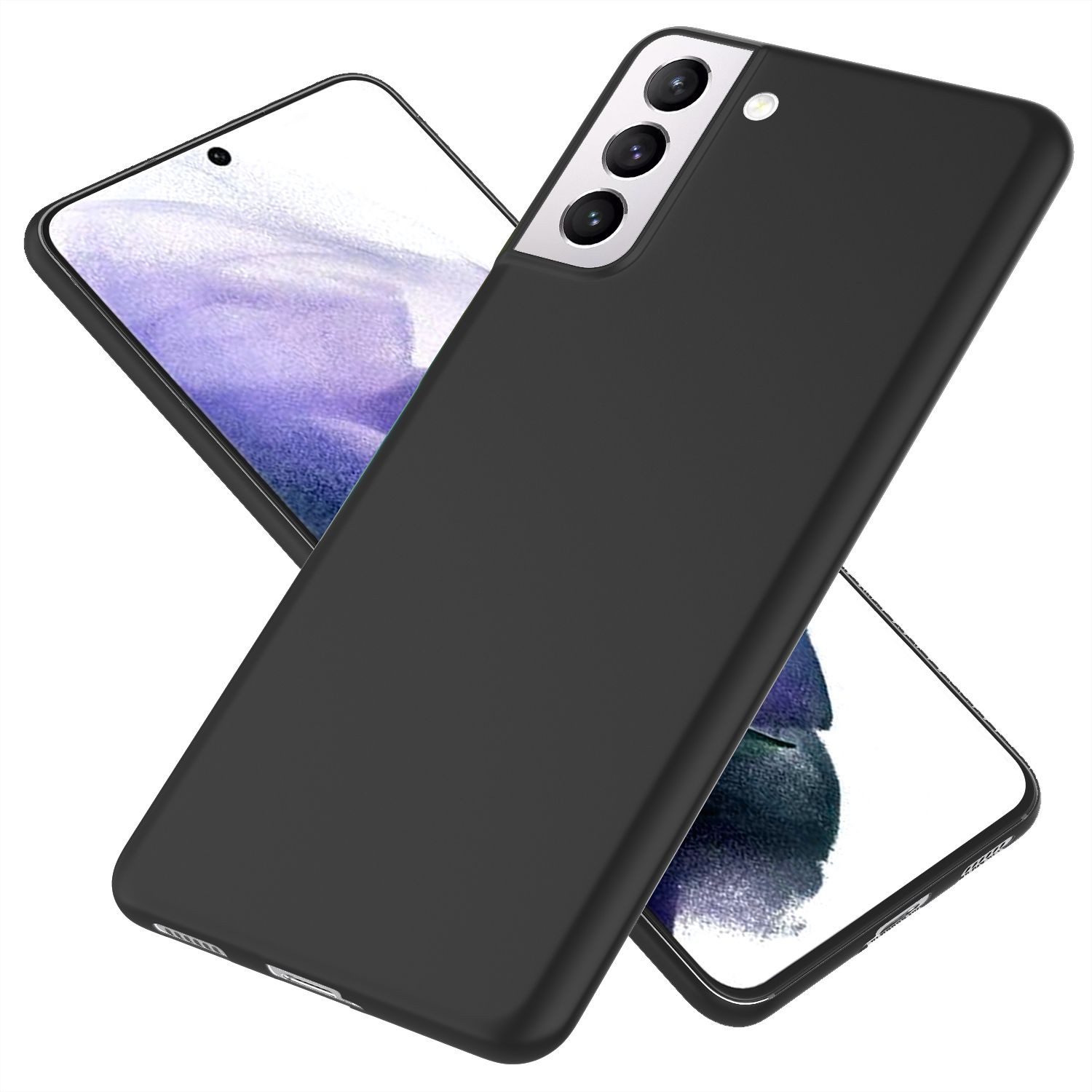 Nalia Smartphone-Hülle Samsung Galaxy S21 Plus 17 cm (6,7 Zoll), Extrem Dünnes Mattes Hardcase / 0,3mm Schlanke Hülle / Ultra Leicht