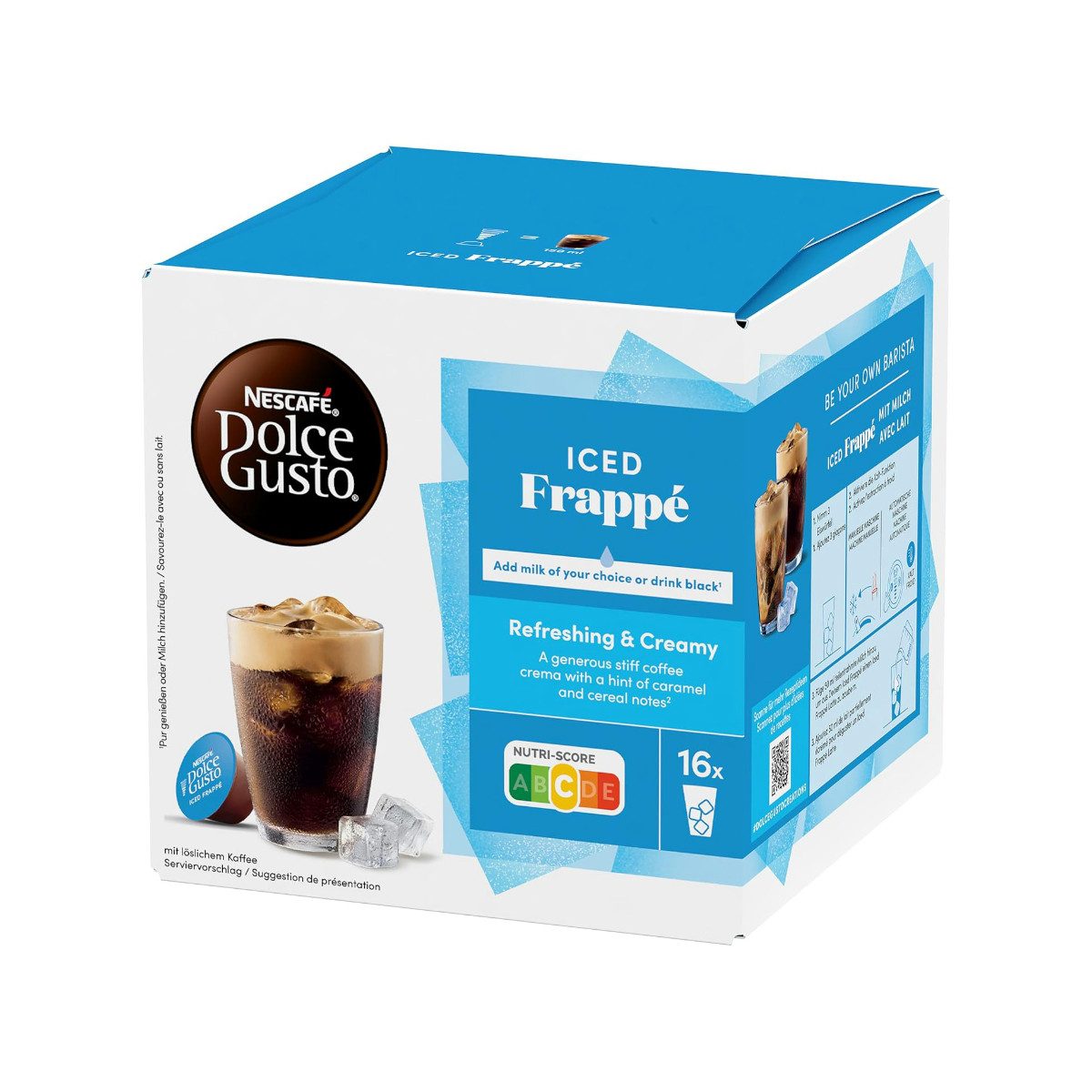 NESCAFE Kaffee, Nescafe Dolce Gusto Cappuccino Ice Getränkezubereitung als Kapsel 193g