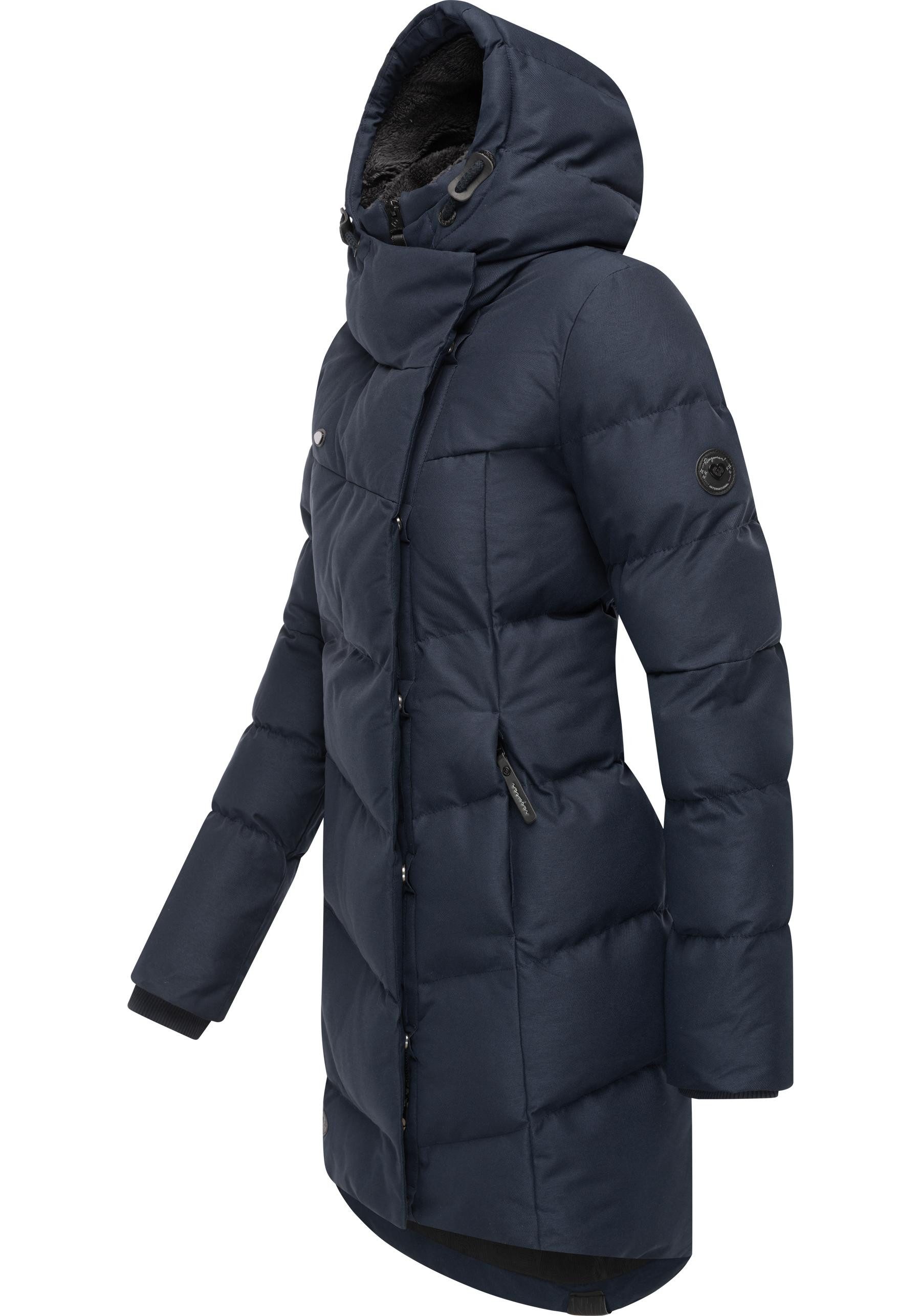 Ragwear Wintermantel Pavla stylischer Winterparka mit Teddyfutter und Kapuz günstig online kaufen