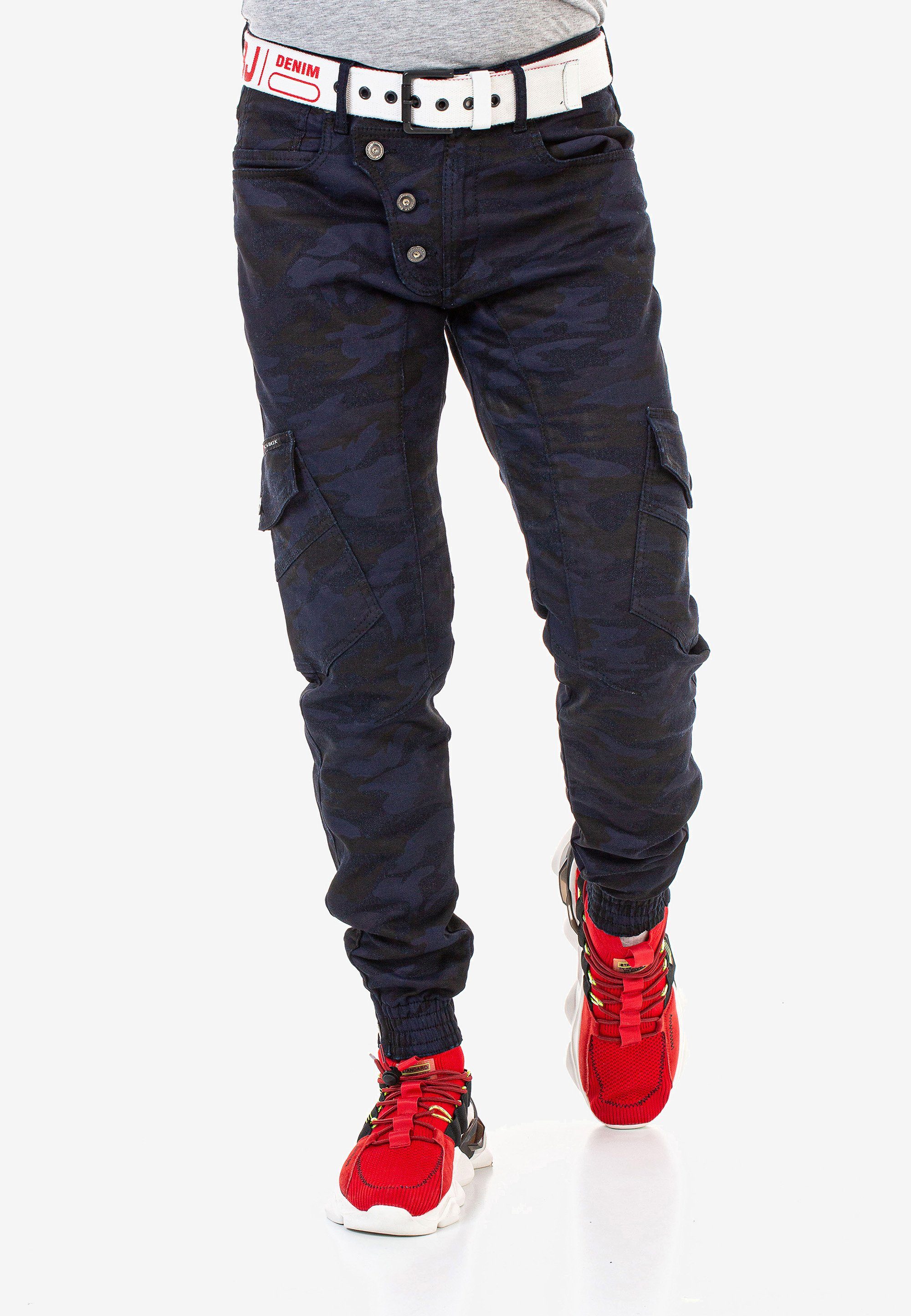 & Cipo Baxx mit Bequeme tollen Cargotaschen Jeans
