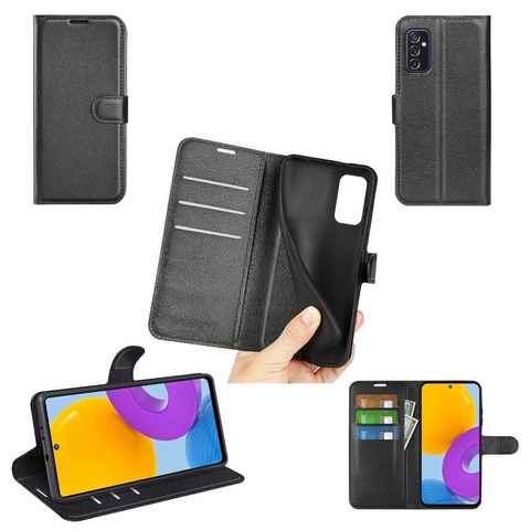Wigento Handyhülle Für Samsung Galaxy M52 5G Handy Tasche Wallet Premium Schutz Hülle Case Cover Etuis Neu Zubehör