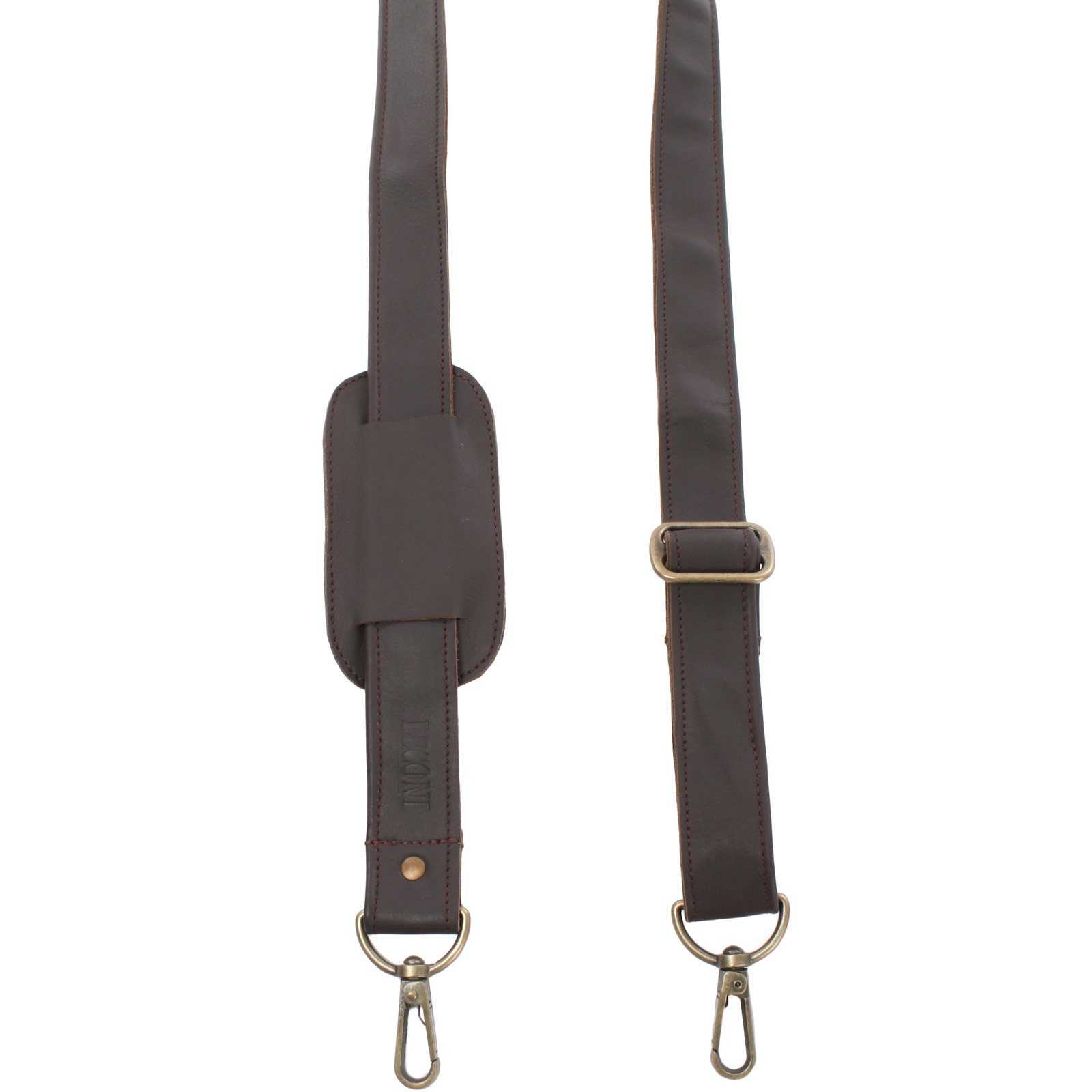 LECONI Schulterriemen Trageriemen Tragegurt Taschen Schultergurt Leder breit 150cm LEC-R3