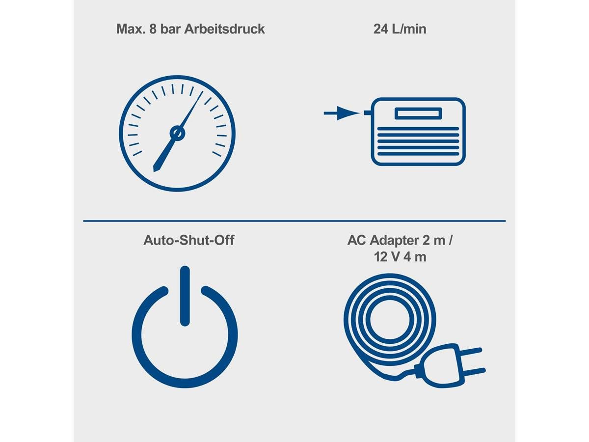Scheppach Kompressor Airforce 7 SC, 120 W, max. 8 bar, Set, 5-tlg., ideal f günstig online kaufen