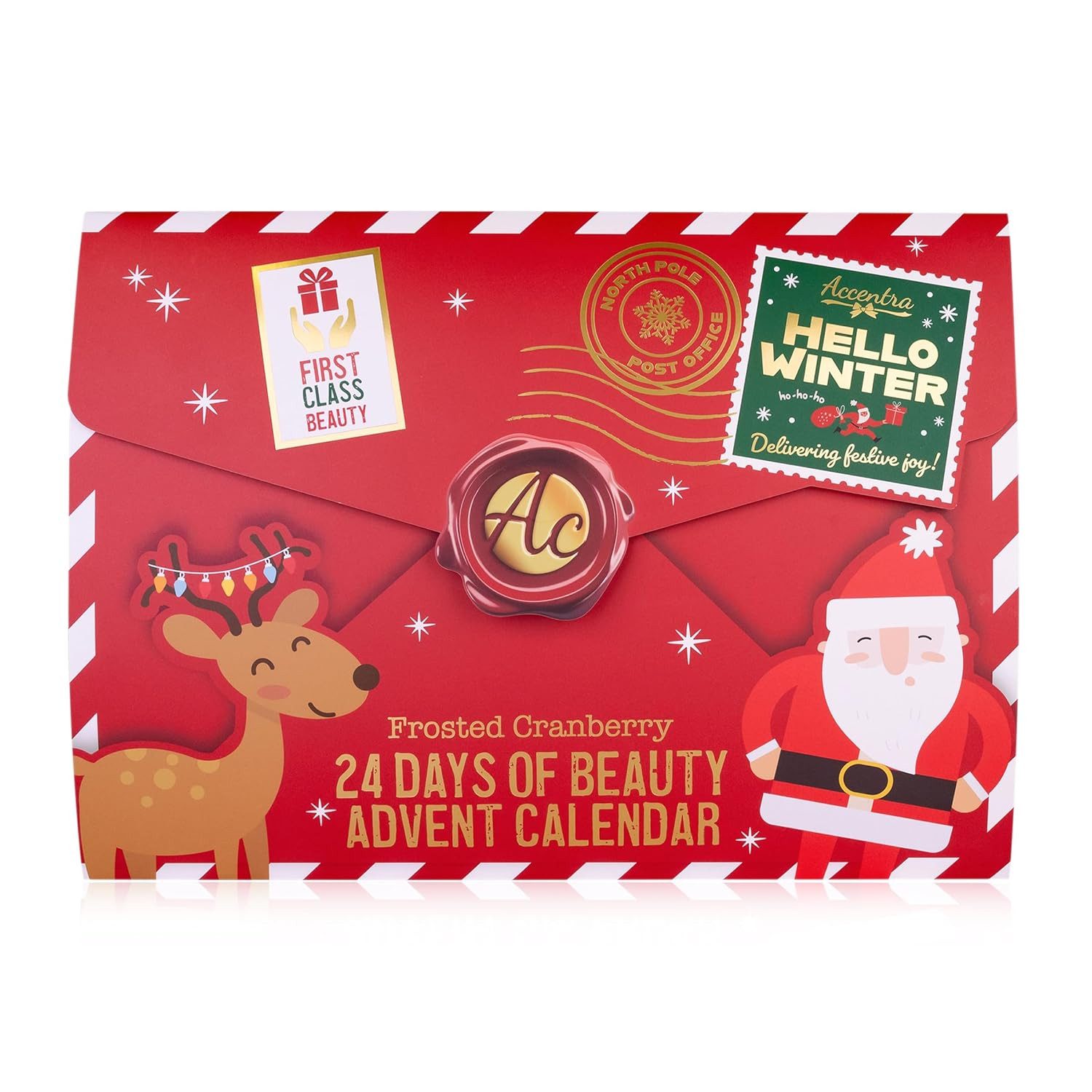 ACCENTRA Adventskalender Accentra Pflege Adventskalender 2025 24 Pflege-Überraschungen für, 24 Pflegeprodukte & Accessoires für Haut, Haare & Wohlbefinden