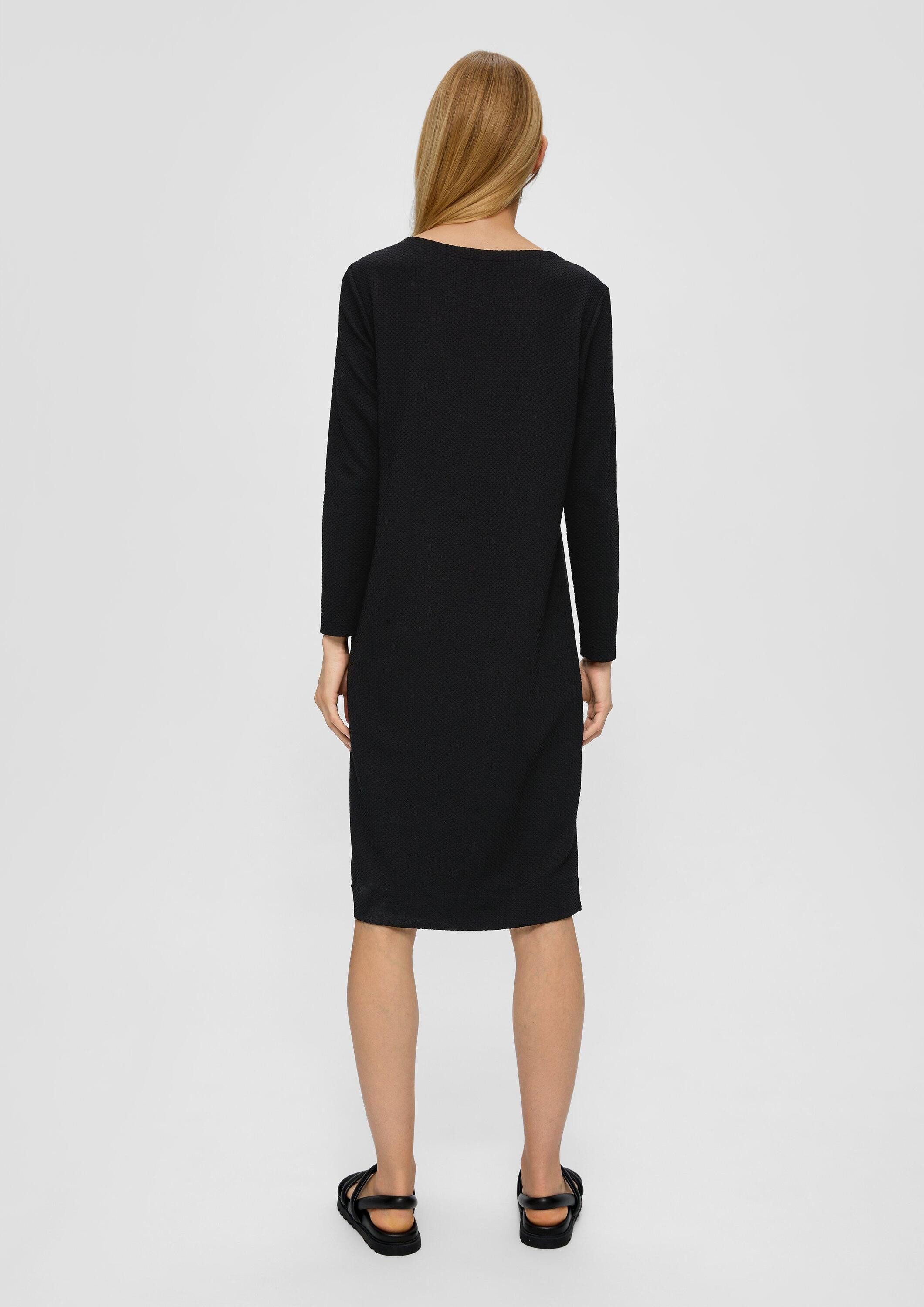 s.Oliver Midikleid Kleid Midikleid im Strukturmuster – Bild 3 von 5