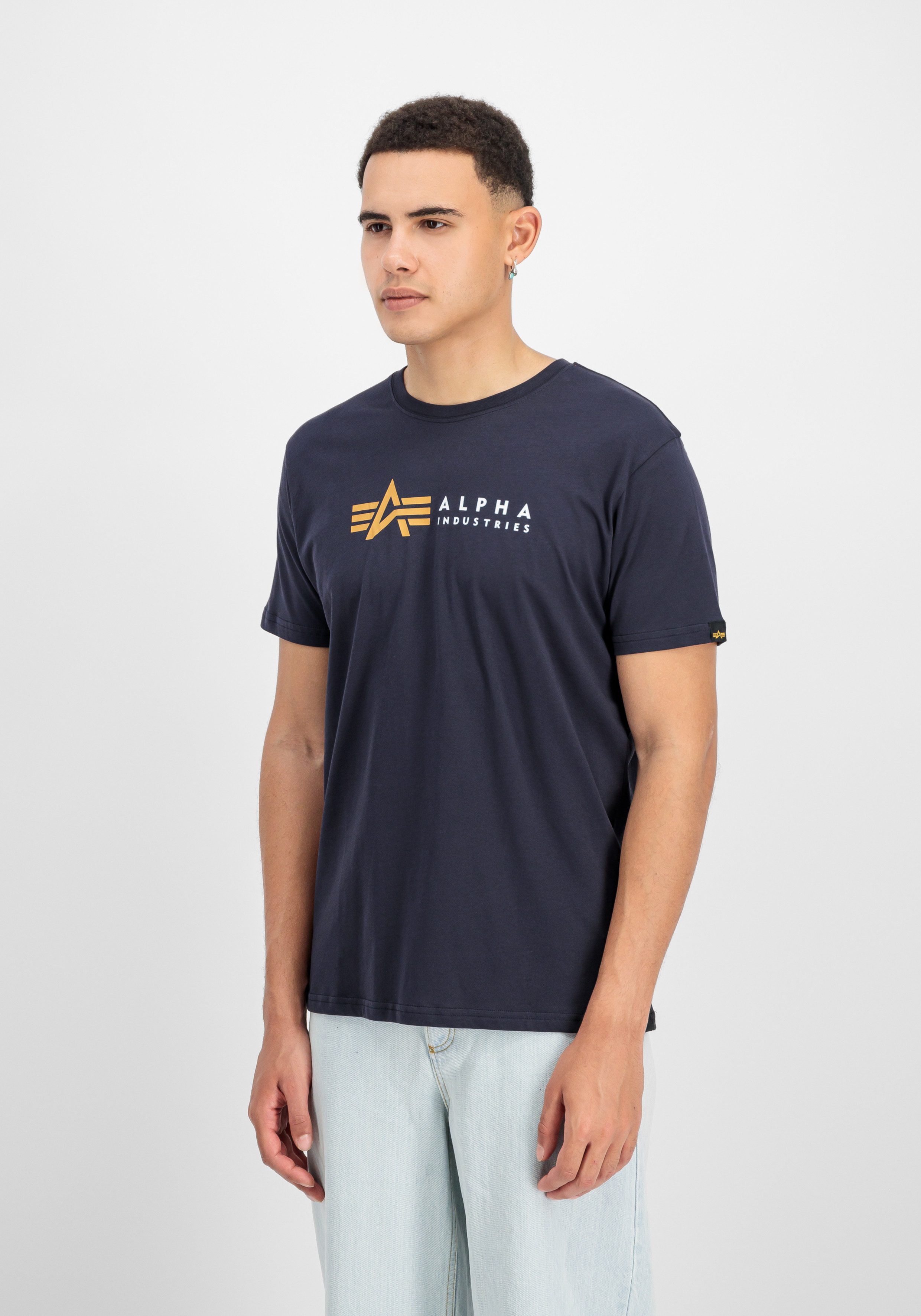 Alpha Industries Kurzarmshirt Alpha Label T günstig online kaufen