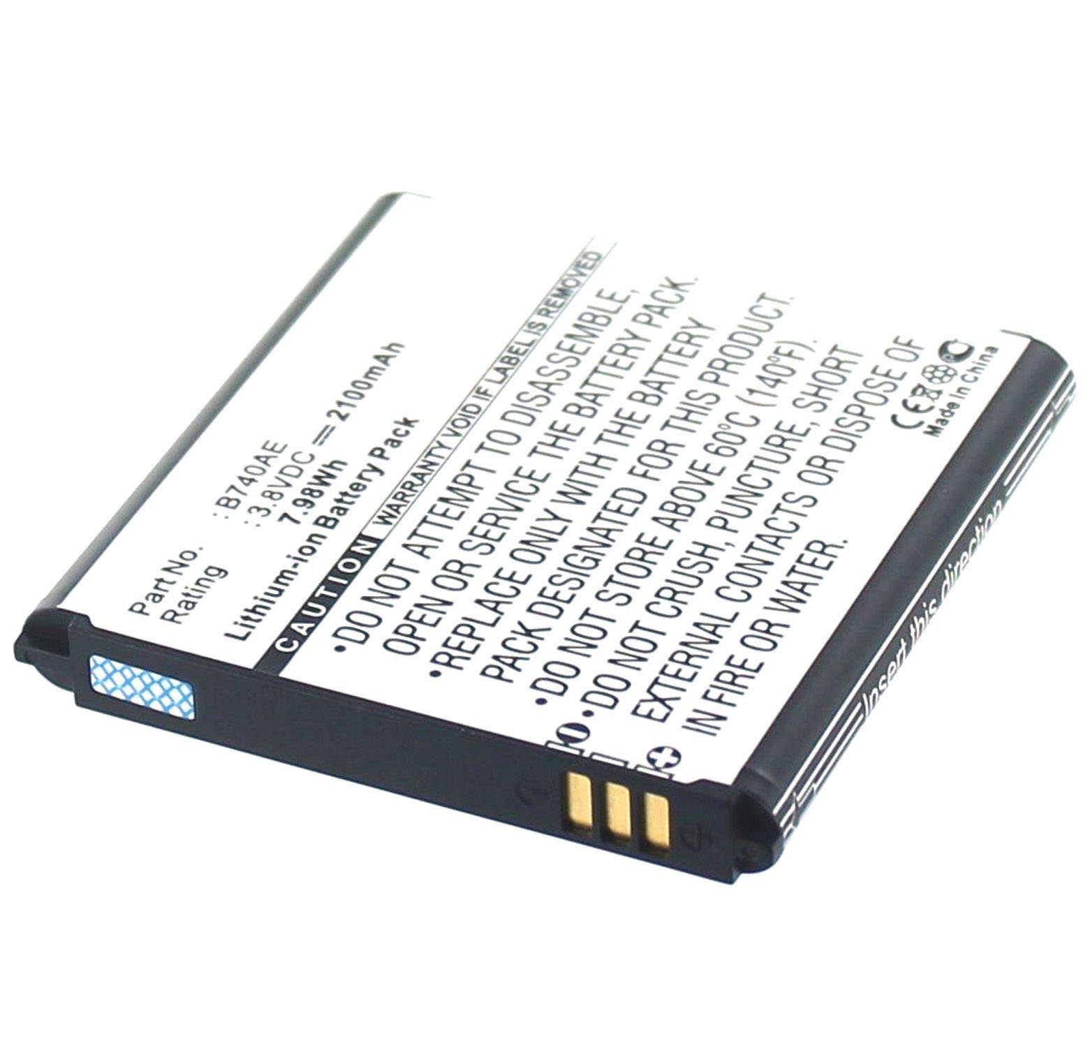 MobiloTec Akku kompatibel mit Samsung SM-C101 Akku Akku 2100 mAh (1 St)