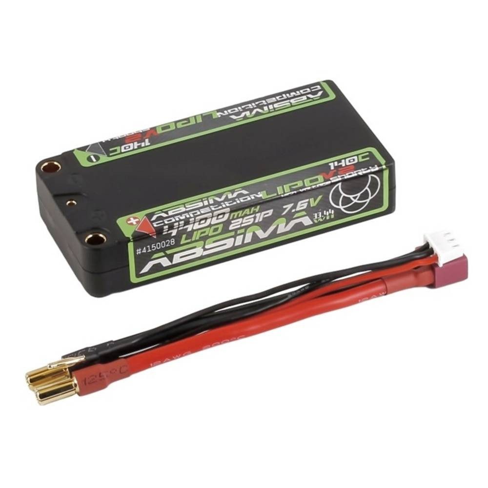 Absima Modellbau-Akkupack (HV LiPo) 7.6 V 4400 mAh Shorty Hardcase 5 mm Akku