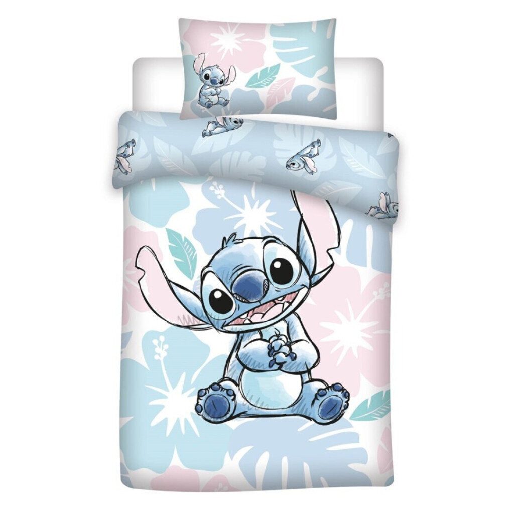 Lilo & Stitch Kinderbettwäsche Lilo und Stitch Pastel Kinderbettwäsche 100× günstig online kaufen