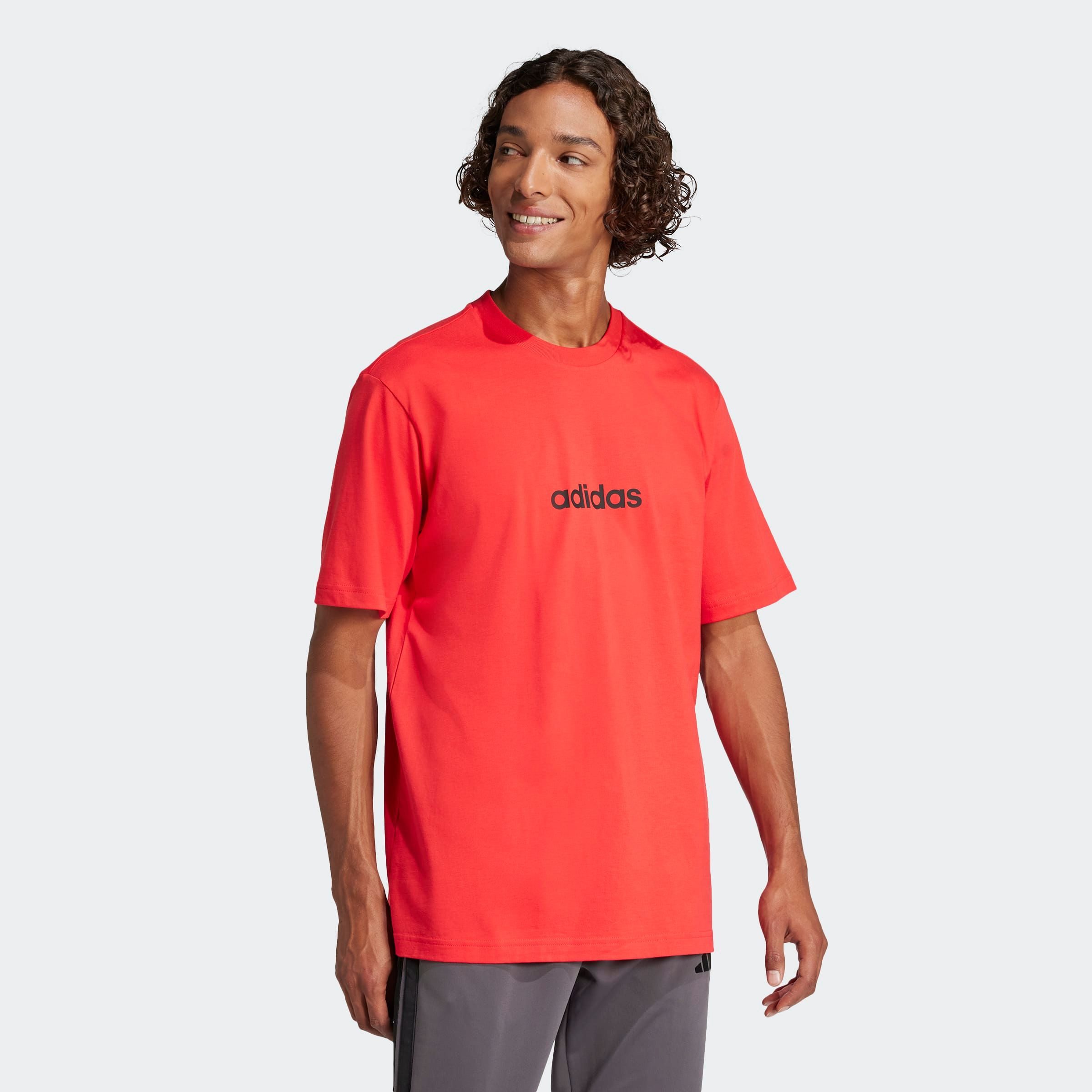 adidas Sportswear T-Shirt M LIN SJ T überschnittene Schultern, Kurzarmdesig günstig online kaufen