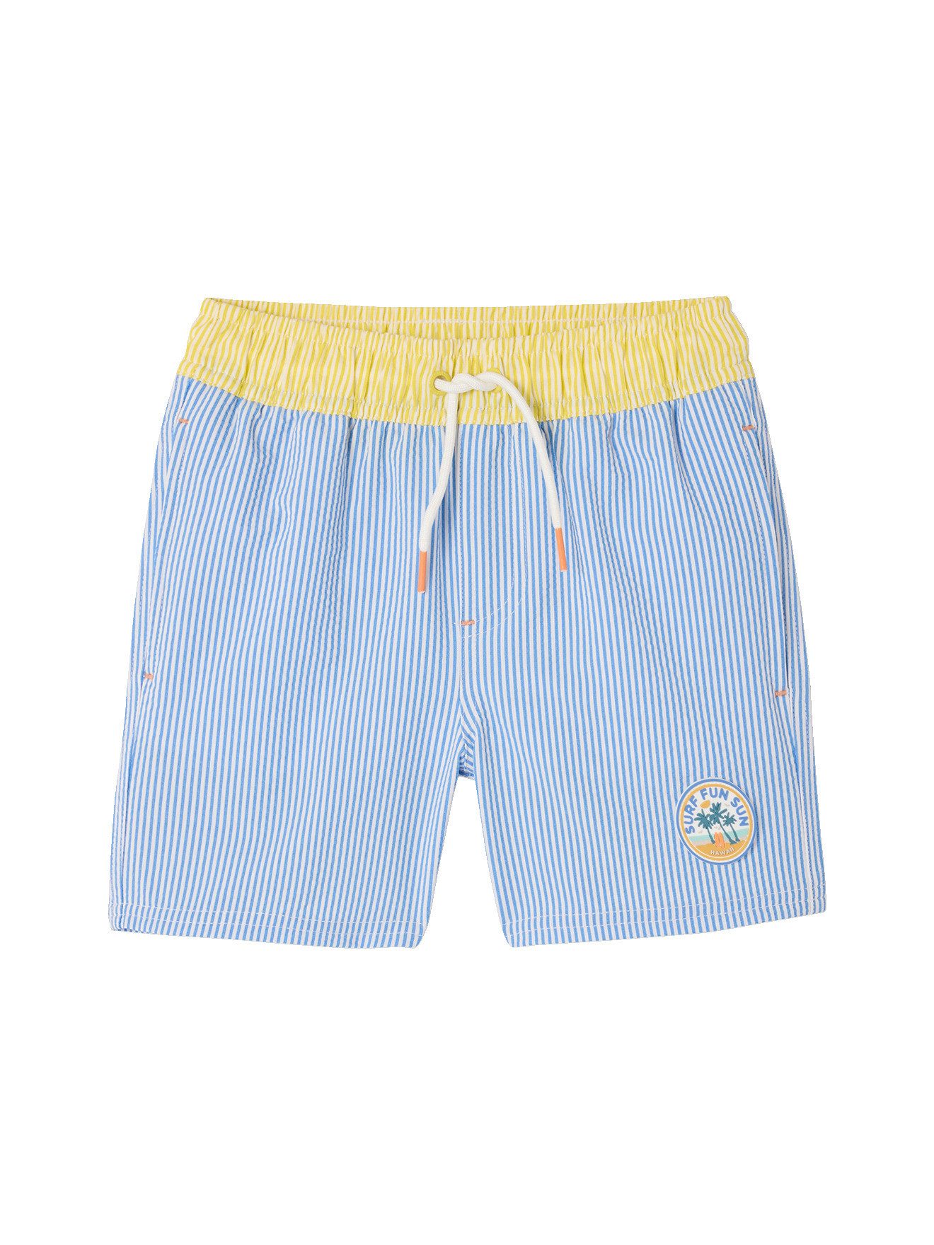 vertbaudet Badehose Gestreifte Jungen Badeshorts