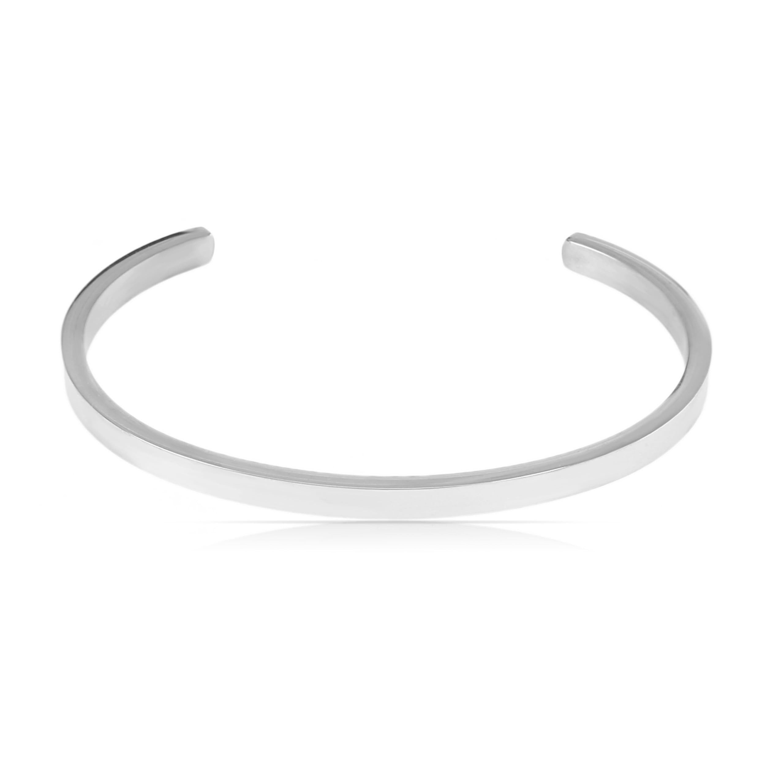 Made by Nami Armreif Silber Armreif Herren Wasserfester Schmuck, Größenverstellbar - Geschenkideen für Männer oder Jungen