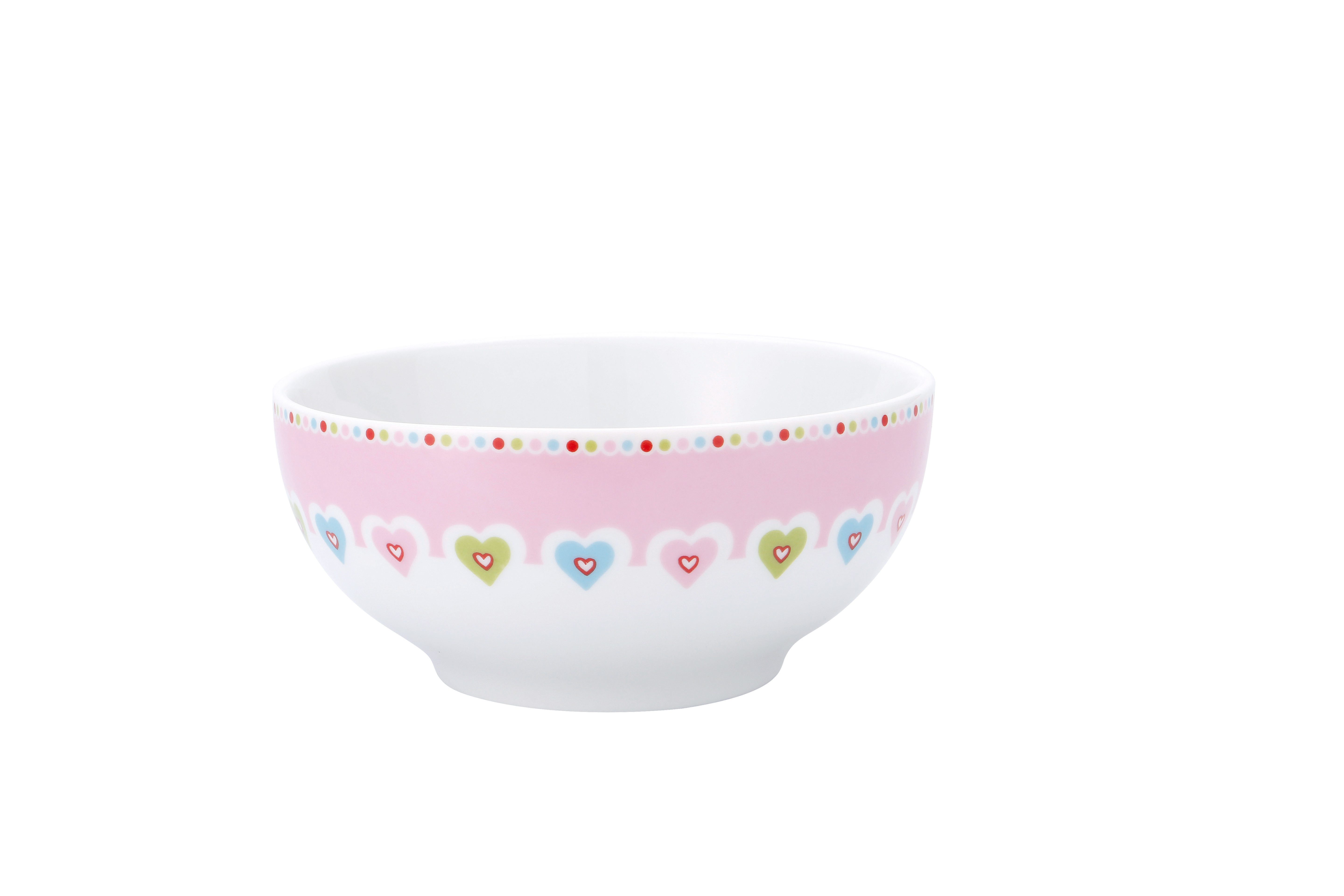 PURESIGNS Kindergeschirr-Set NELIA (3-tlg), 1 Personen, Porzellan, Plastikfreier Essgenuss für die Kleinen