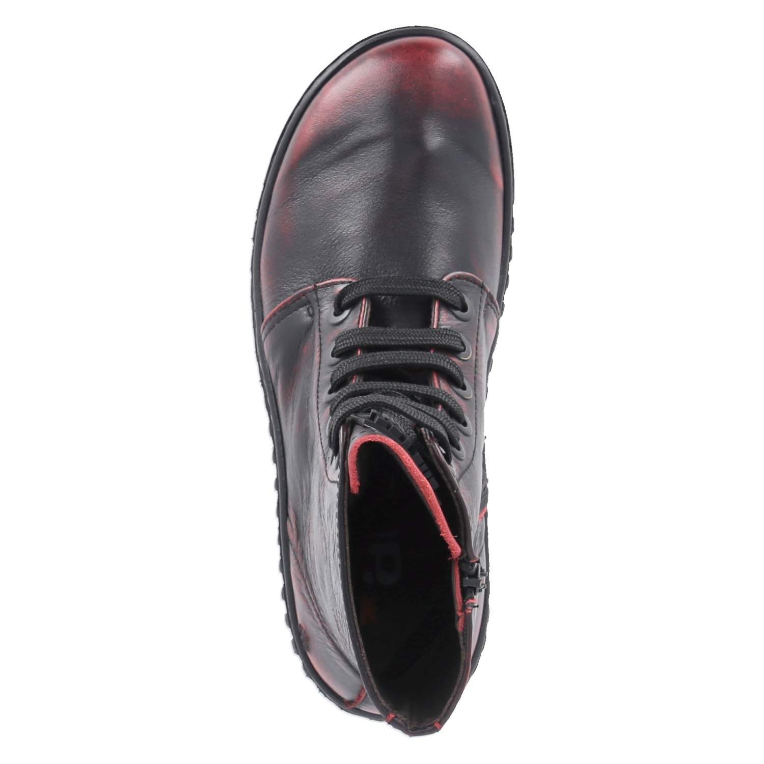Art Art 1517 Asport Scarlet Damen Glattleder rot Schnürstiefel