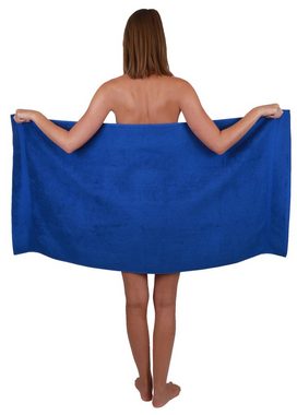 Betz Handtuch Set 10-TLG. Handtuch-Set Premium Farbe Schwarz & Royalblau, 100% Baumwolle, (10-tlg)