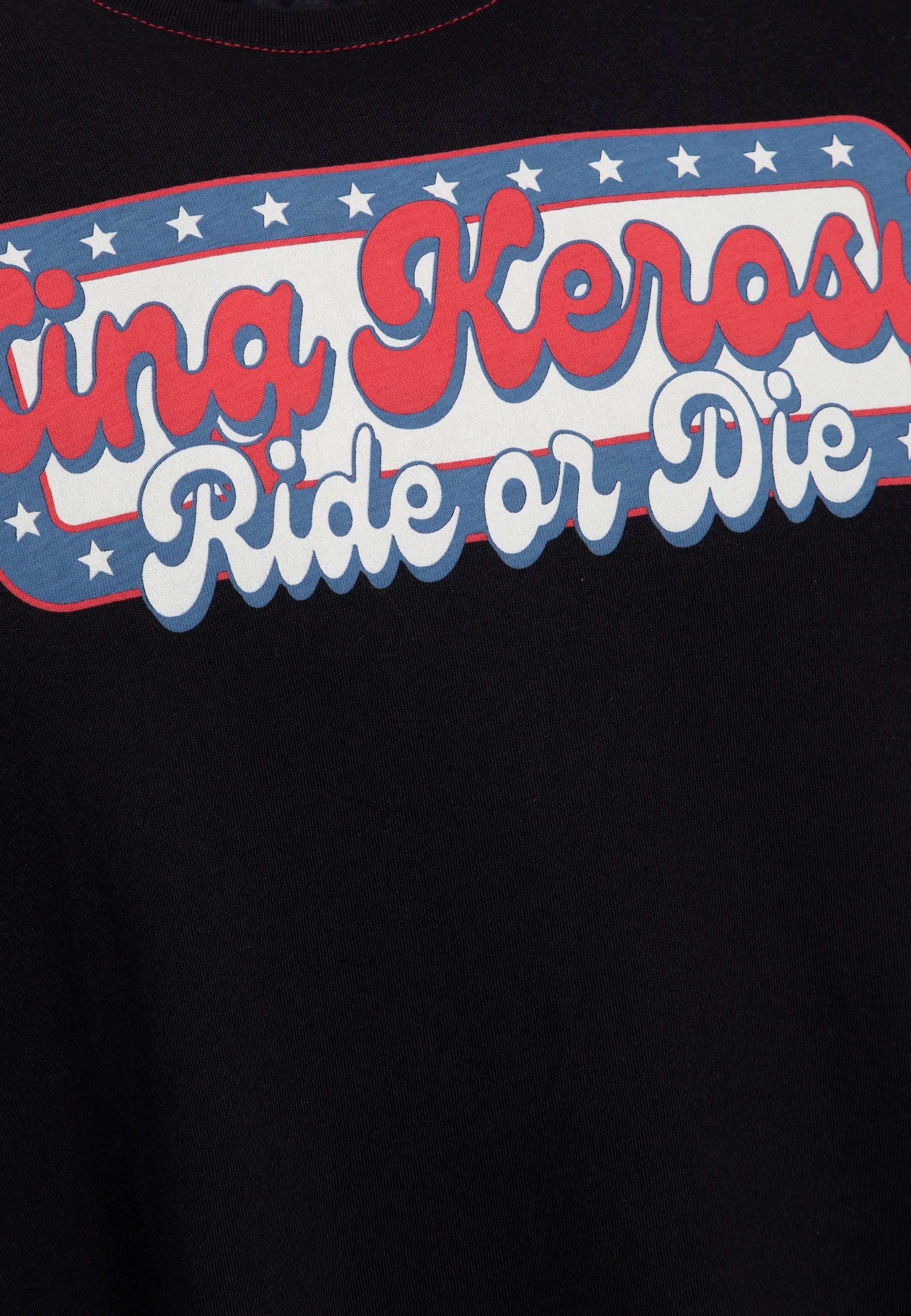 KingKerosin Print-Shirt Ride or Retro Die Design Style (1-tlg) mit
