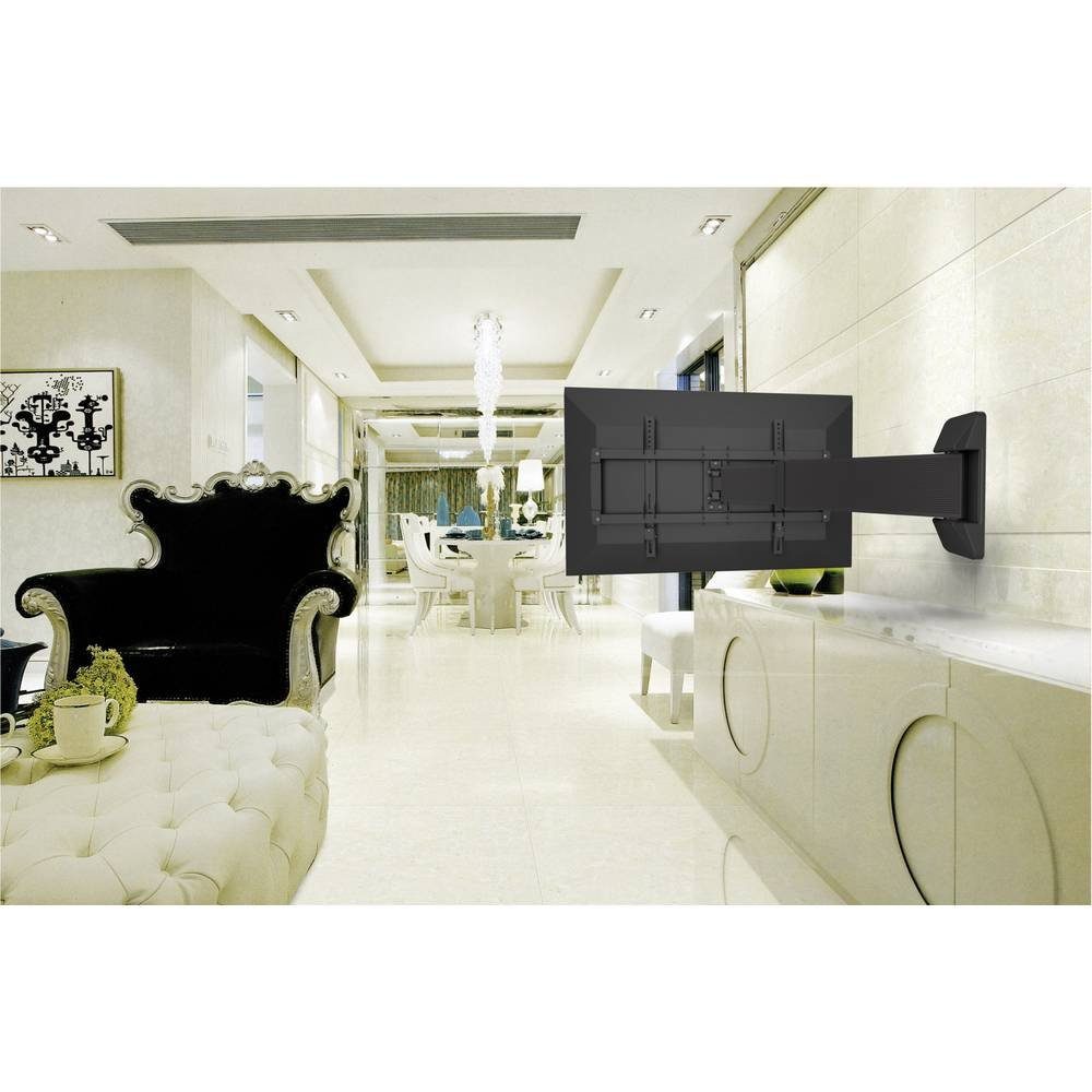SpeaKa Professional TV-Wandhalterung TV-Wandhalterung 94cm (37) - 177.8 cm (70) ausziehbar SP-4930872, (Ausziehbar)