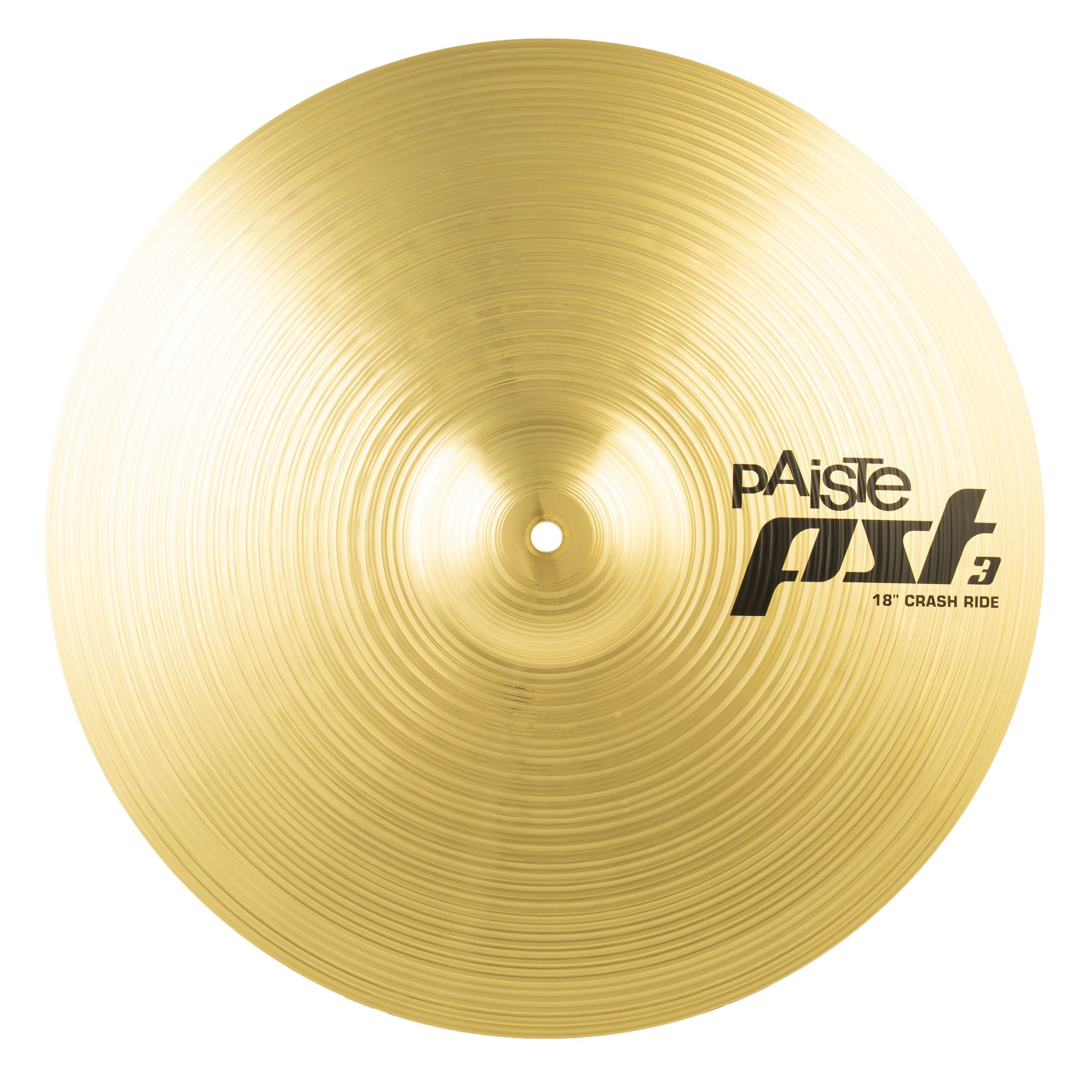 Paiste Becken,PST3 Crash Ride 18", Cymbals, Crash Ride Becken, PST3 Crash Ride 18" - Crash Ride Becken