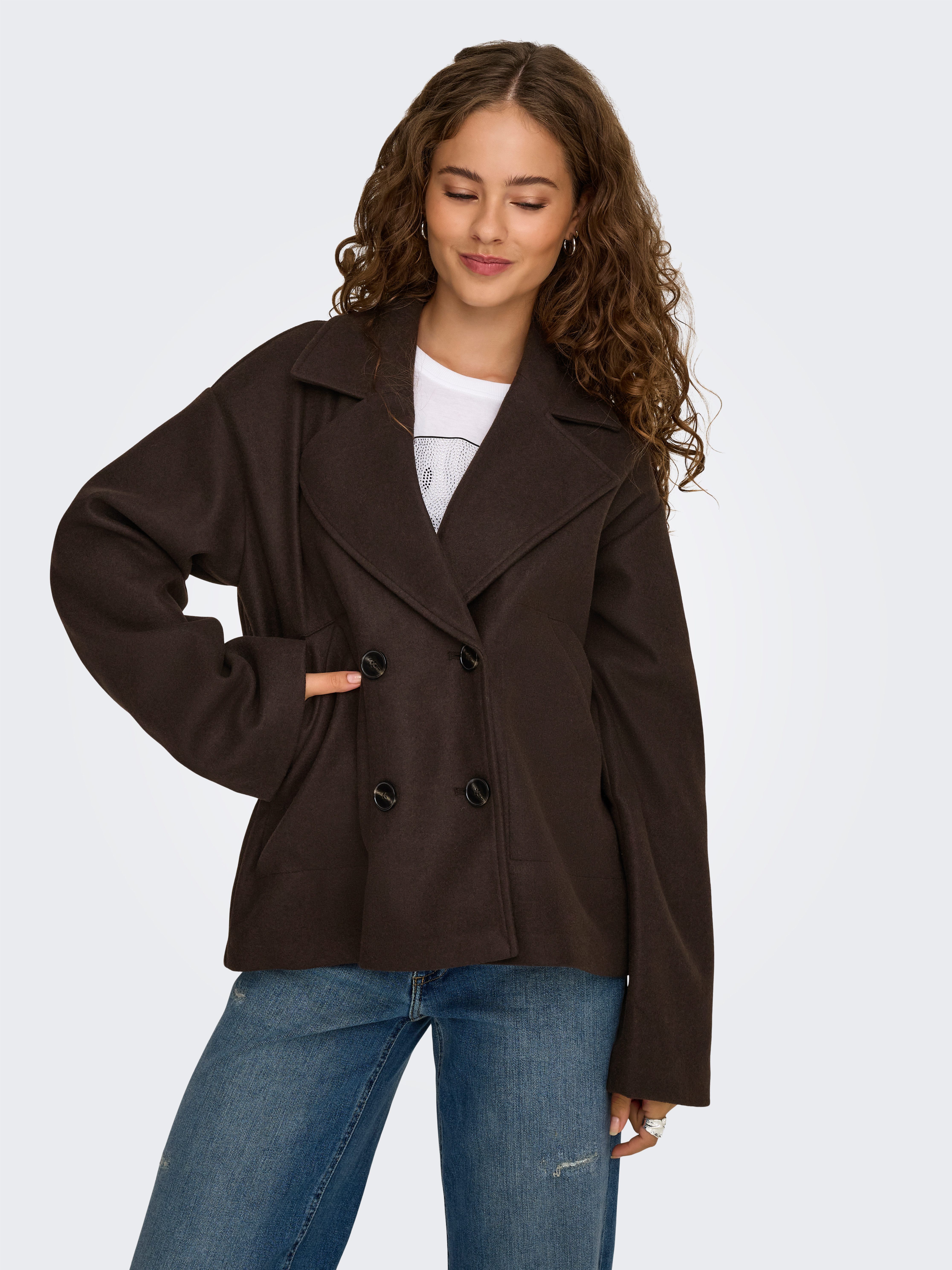 ONLY Kurzjacke ONLNANCY JACKET NOOS OTW Kunstfaser
