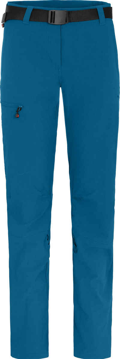 Bergson Outdoorhose HYDRYS Damen Wanderhose, vielseitig, pflegeleicht, Kurzgrößen, Saphir blau