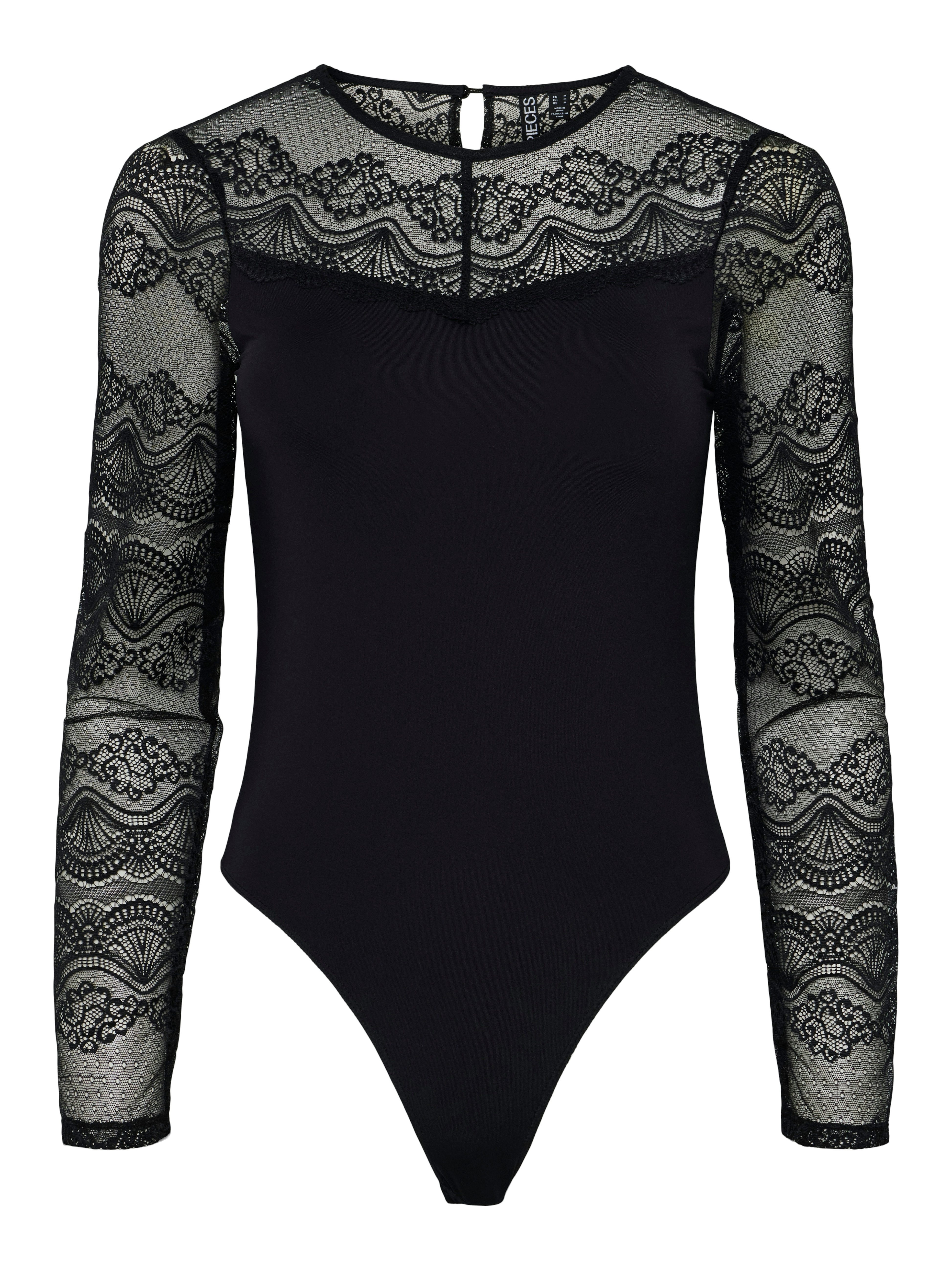 pieces Langarmbody PCSINNA LS BODYSTOCKING NOOS