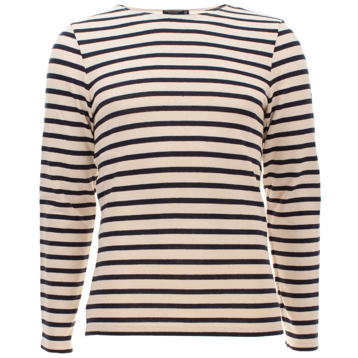 Saint James Langarmshirt 6870 Unisex Shirt Meridien Modern mit Streifen aus kardierter Baumwolle