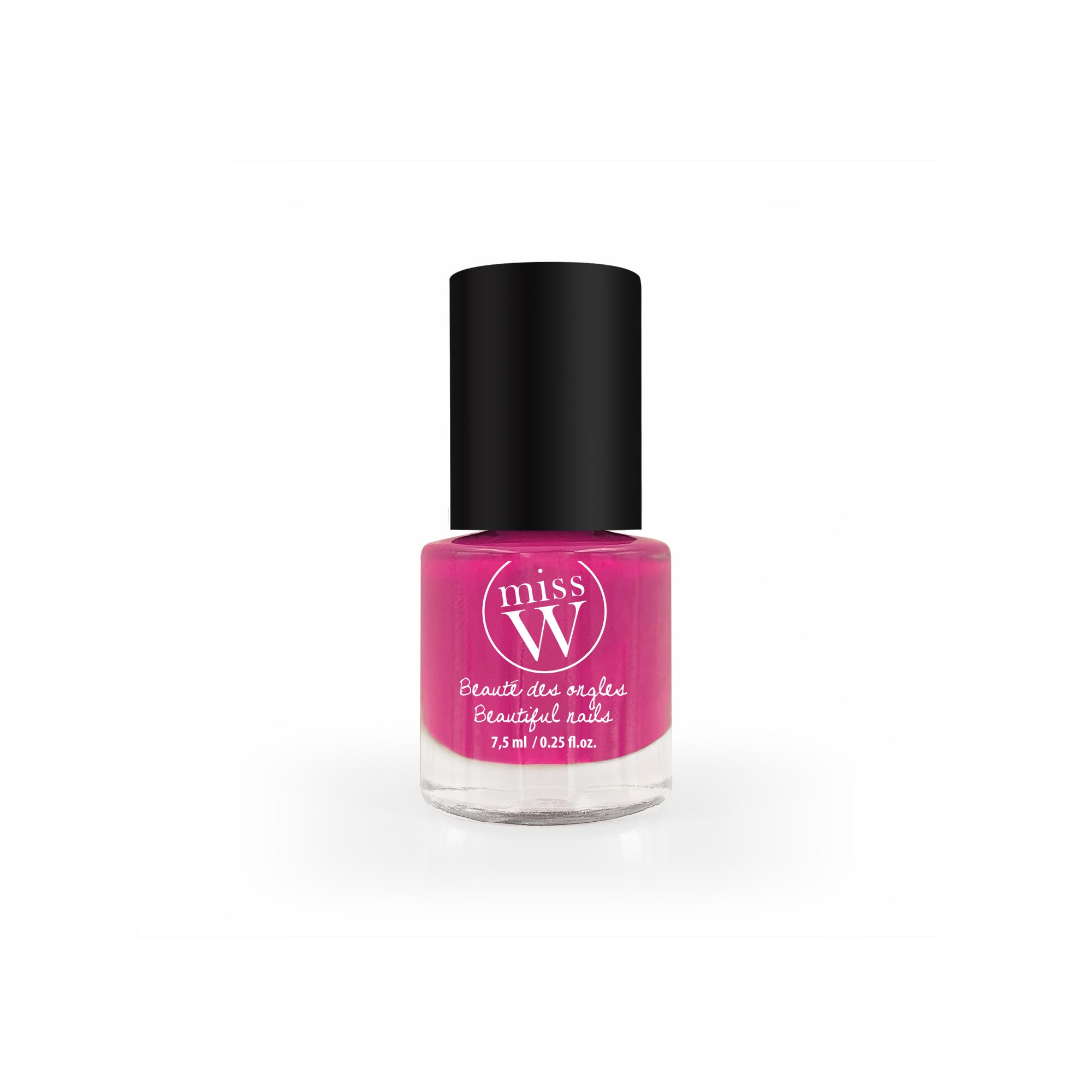 Miss W Pro Nagellack für leuchtende Farbe mit schnelltrocknendem Überlack, Langanhaltender Nagellack mit strahlender Farbe und schnellem Trocknen