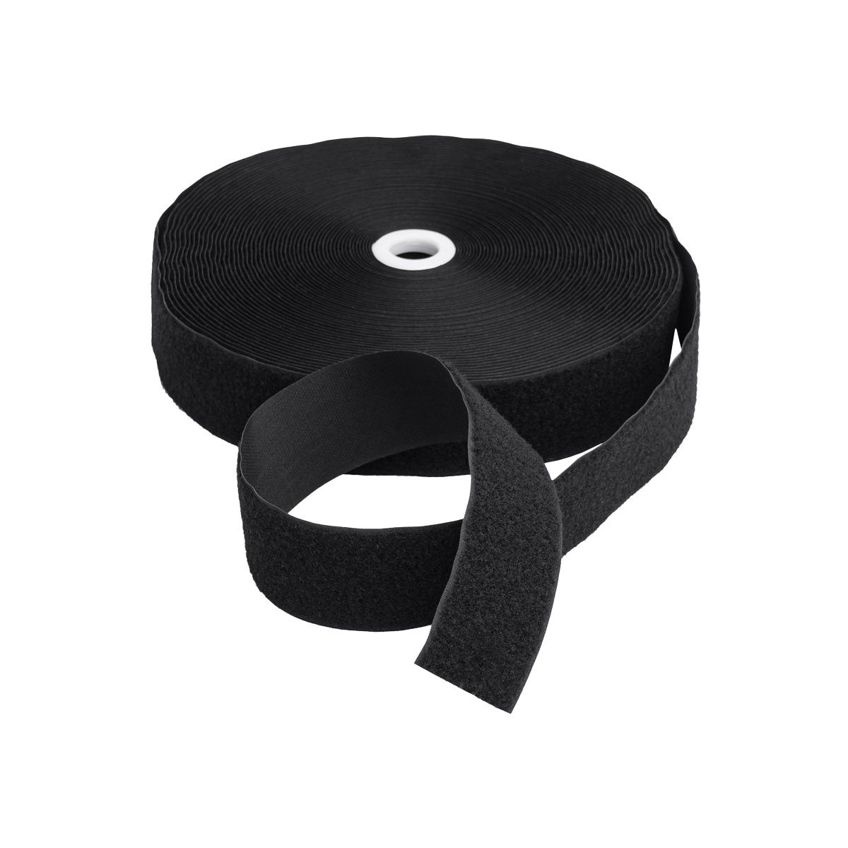 LYSEL® Klettband Klettband zum Nähen schwarz Flauschband Breite 100mm VE 5 Meter, (5-St), 5000 x 100 mm [L x B]