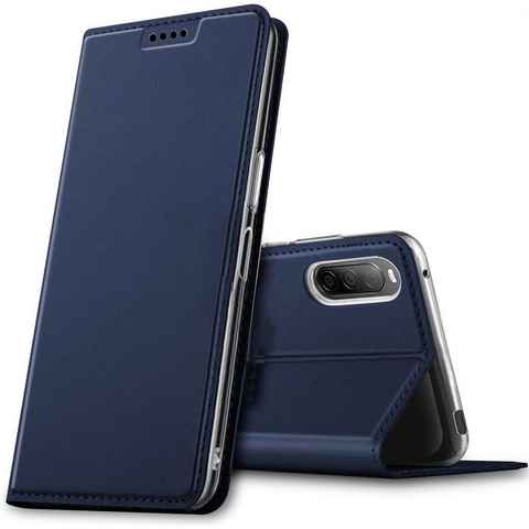 CoolGadget Handyhülle Magnet Case Handy Tasche für Sony Xperia 10 V 6,1 Zoll, Hülle Klapphülle Slim Flip Cover für Xperia 10 V 2023 Schutzhülle