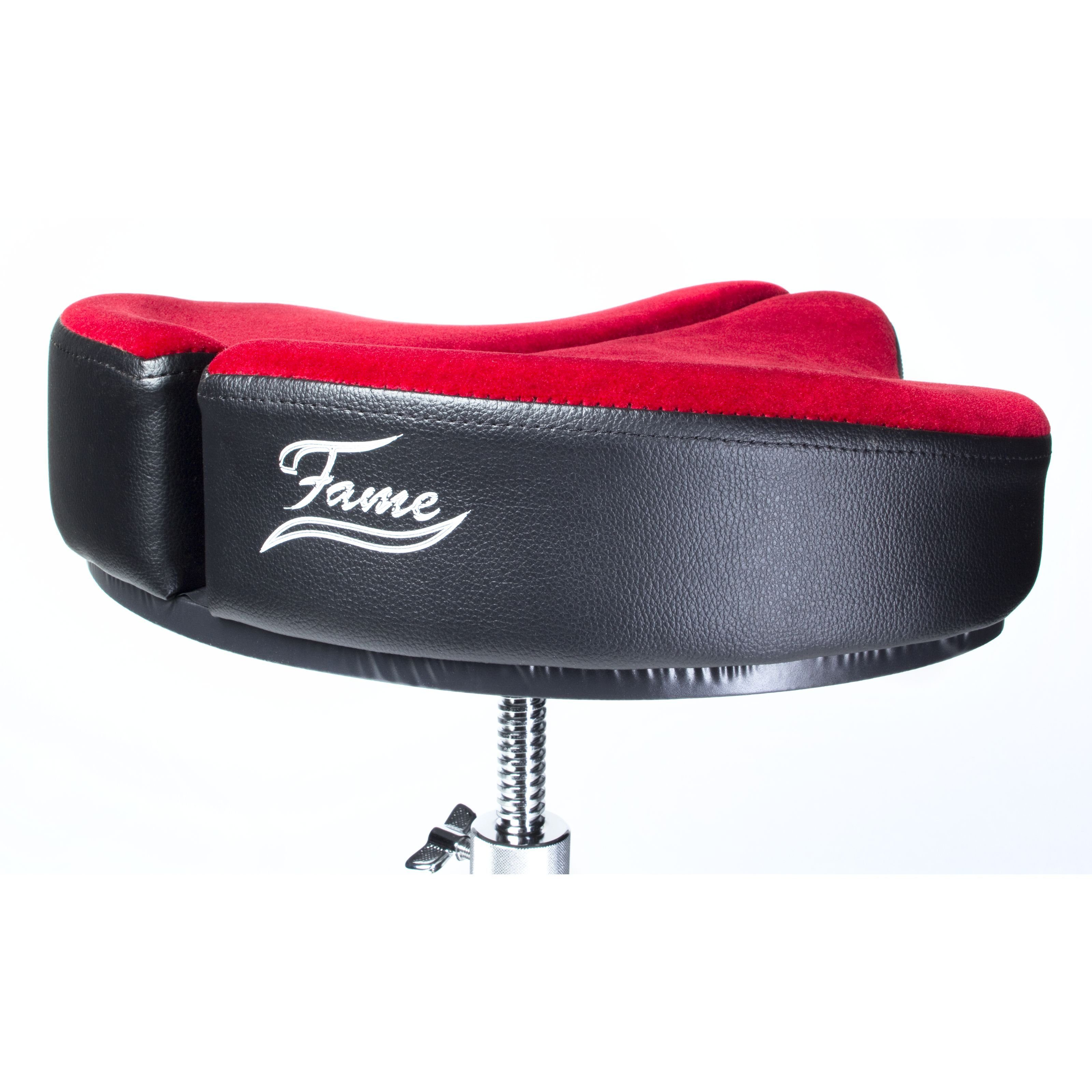 FAME Schlagzeughocker (D9300 Drumhocker Split Seat Doppelstrebig Sattelform günstig online kaufen