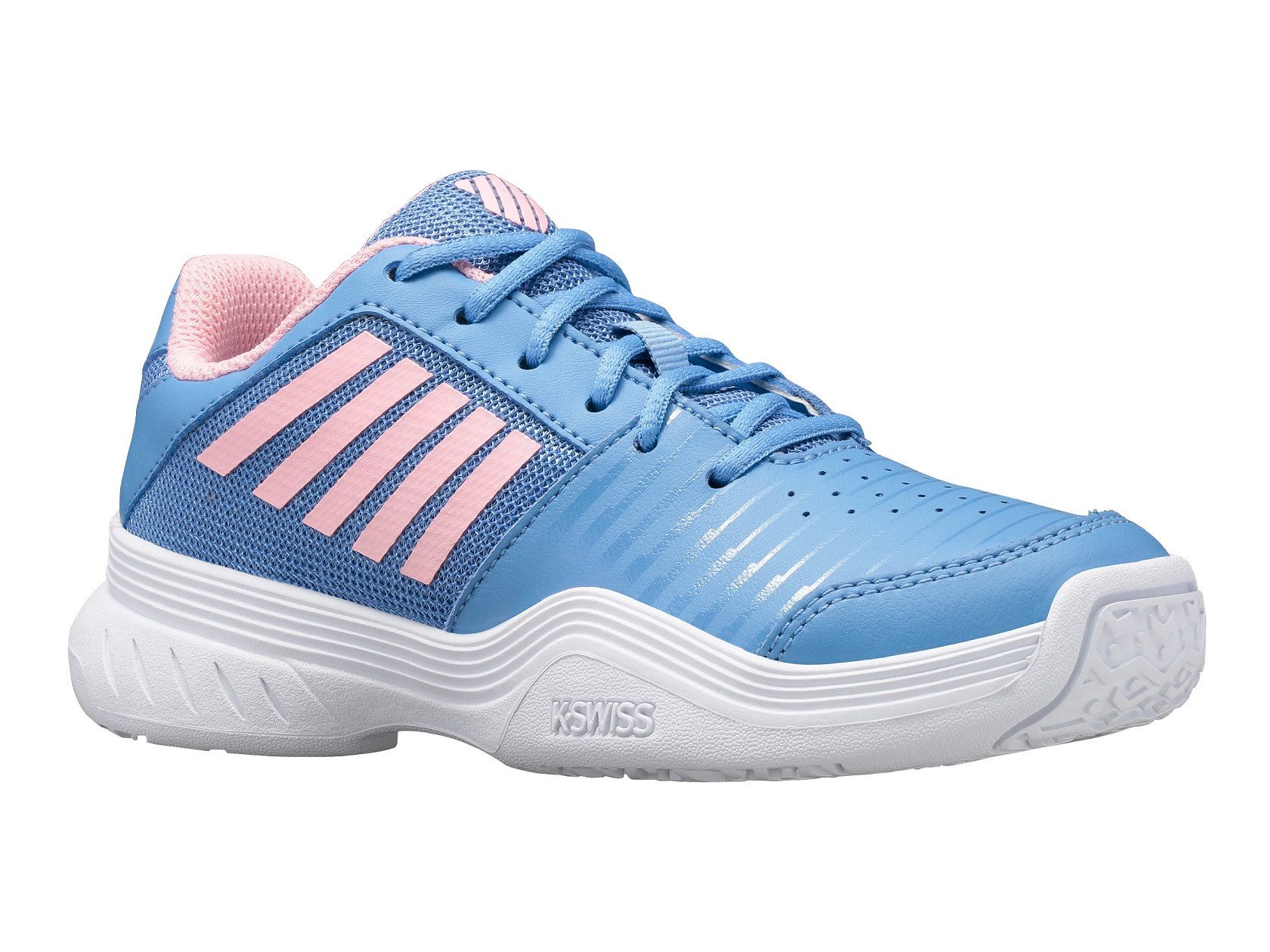 K-Swiss Performance Court Express Allcourt hellblau/pink Kids Tennisschuh