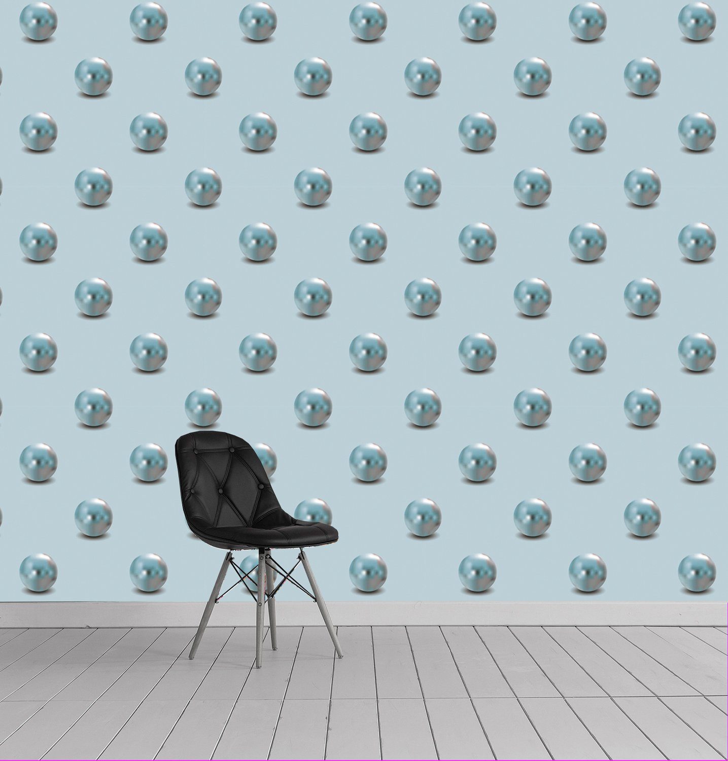 queence Vinyltapete Marcel, glatt, Antikoptik, Barock, Kunst, bedruckt, 90x250cm, selbstklebend, kinderleichte Anbringung, Sticker