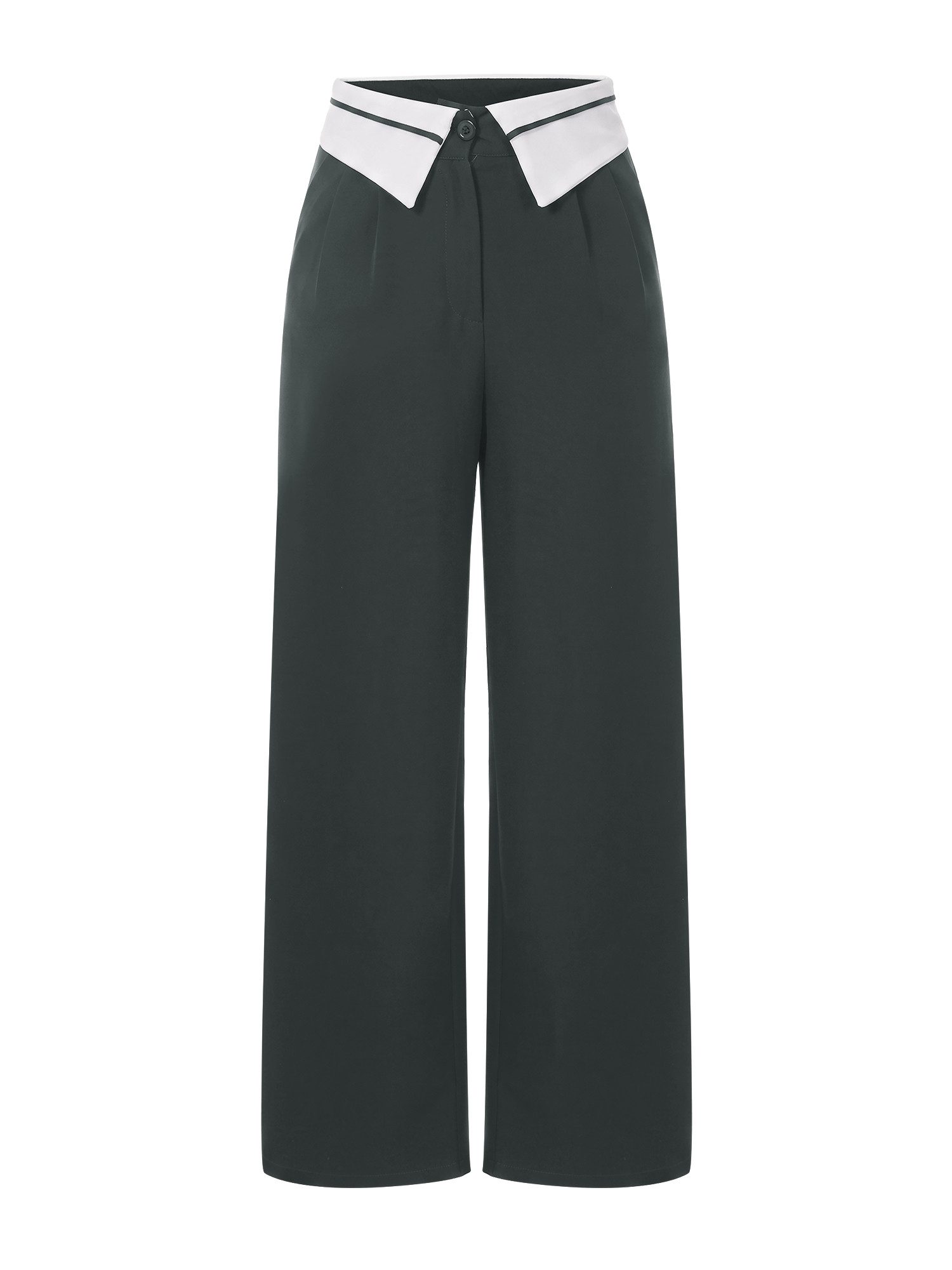 Imily Bela Anzughose Damen Hochgeschnittene Weite Hose (Packung, 1-tlg., 1per-Pack) Hoch