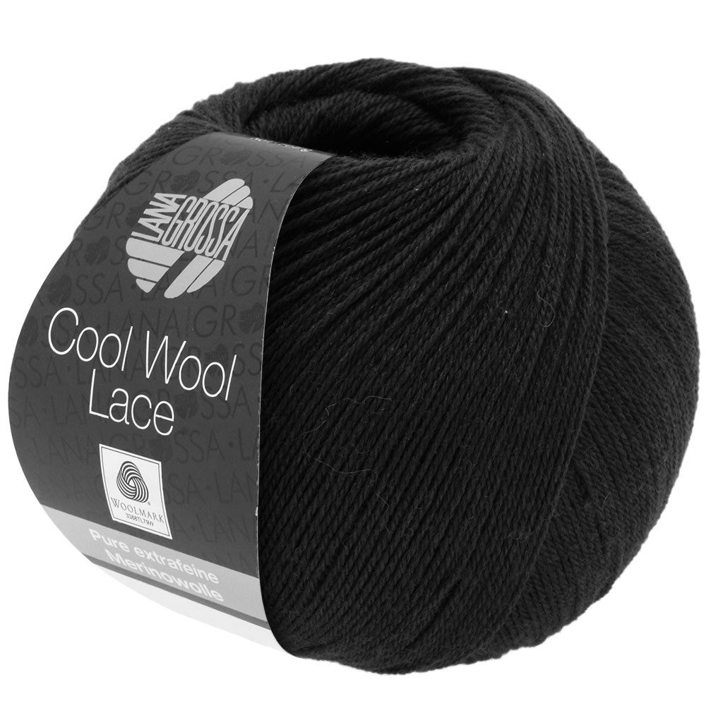 LANA GROSSA Cool Wool Lace Häkelwolle, 400 m