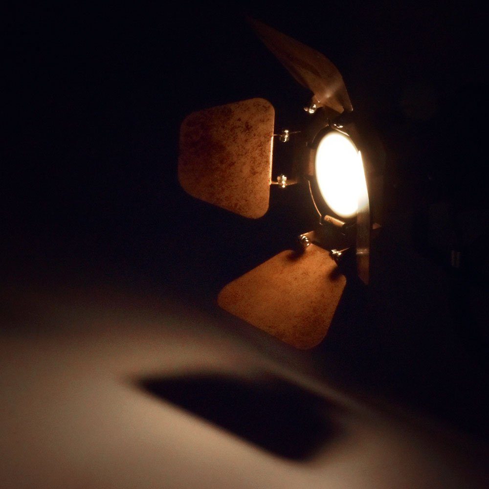 Deckenlampe Deckenleuchte nicht Deckenspot, Leuchtmittel Strahler verstellbar rost Wohnzimmerlampe inklusive, LED Globo