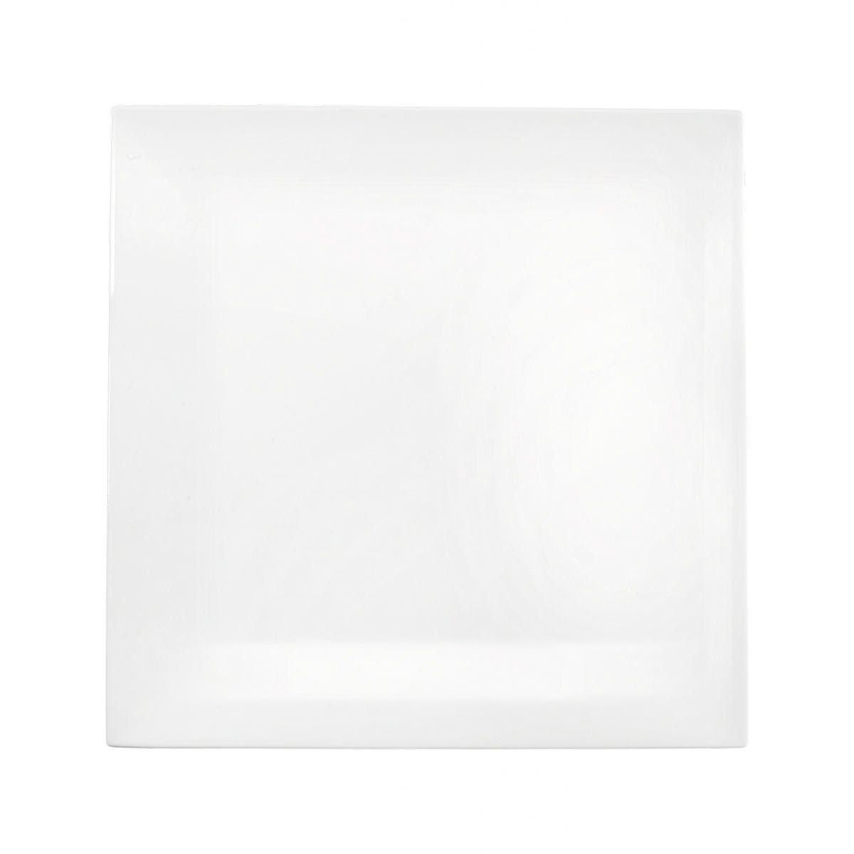 ASA SELECTION Servierplatte A Table Weiß, Porzellan, Bone China, 29x29 cm