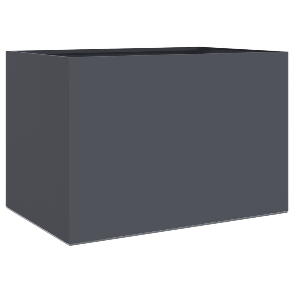 Pflanzkübel Pflanzkübel Blumenkübel Pflanzcontainer Pflanzgefäße Anthrazit 62x40x3