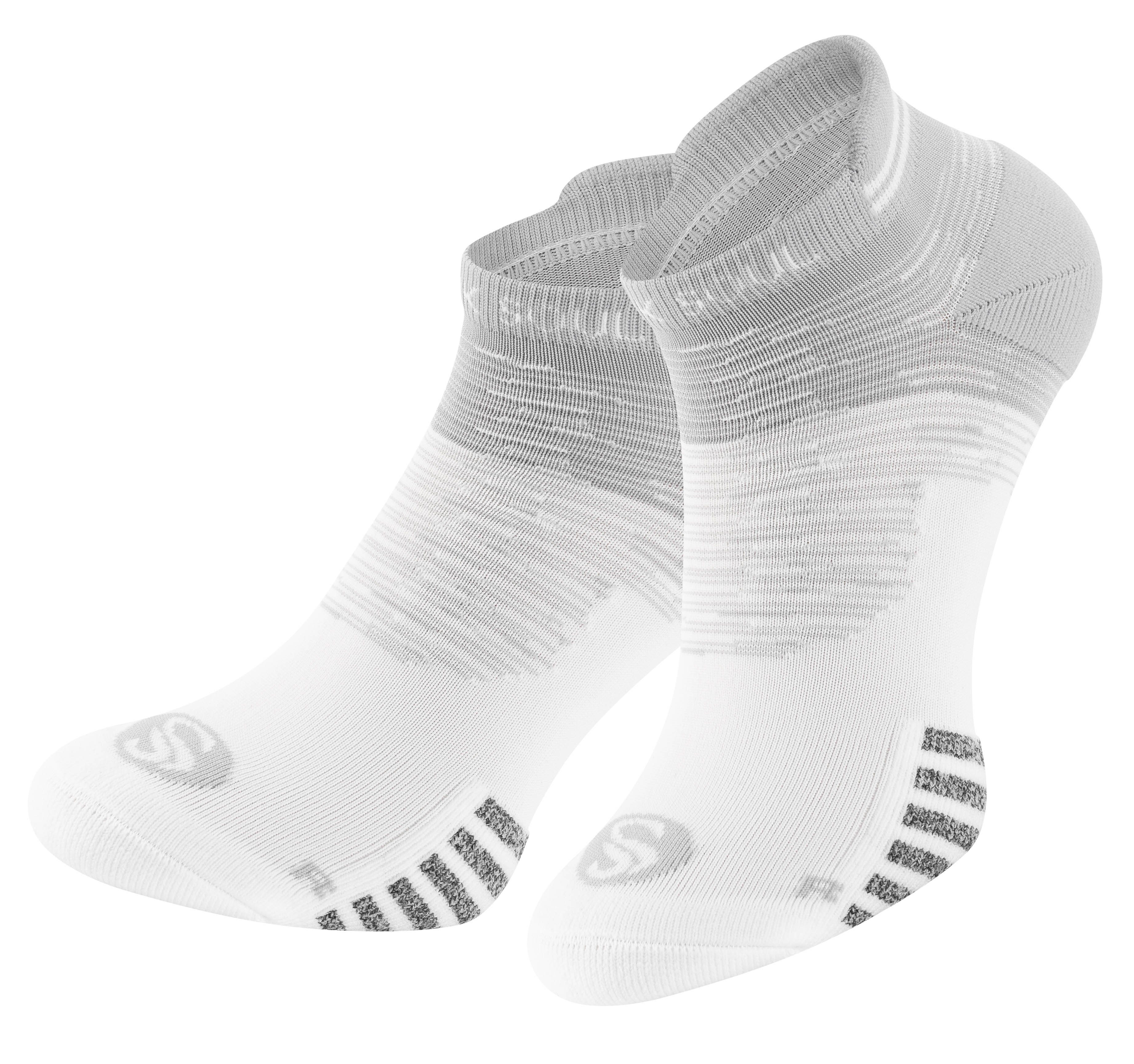 Stark Soul® Sneakersocken Sport-Sneaker, kurze Sportsocken mit "Ultra Pro" - Fersenschutz Weiss