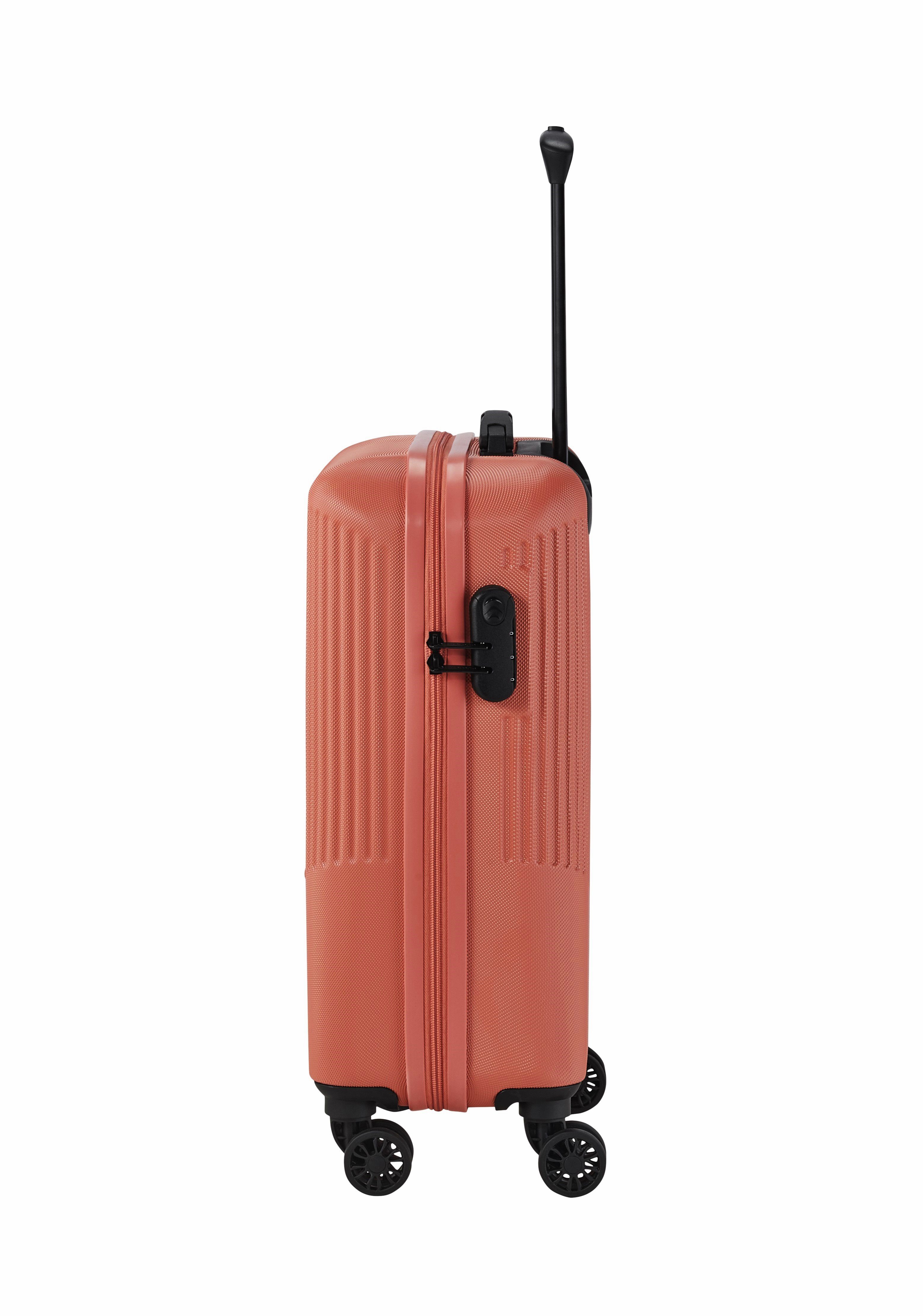 travelite Hartschalen-Trolley Bali, ABS, Doppelrollen, Grün, Blau, Grau – Bild 3 von 5