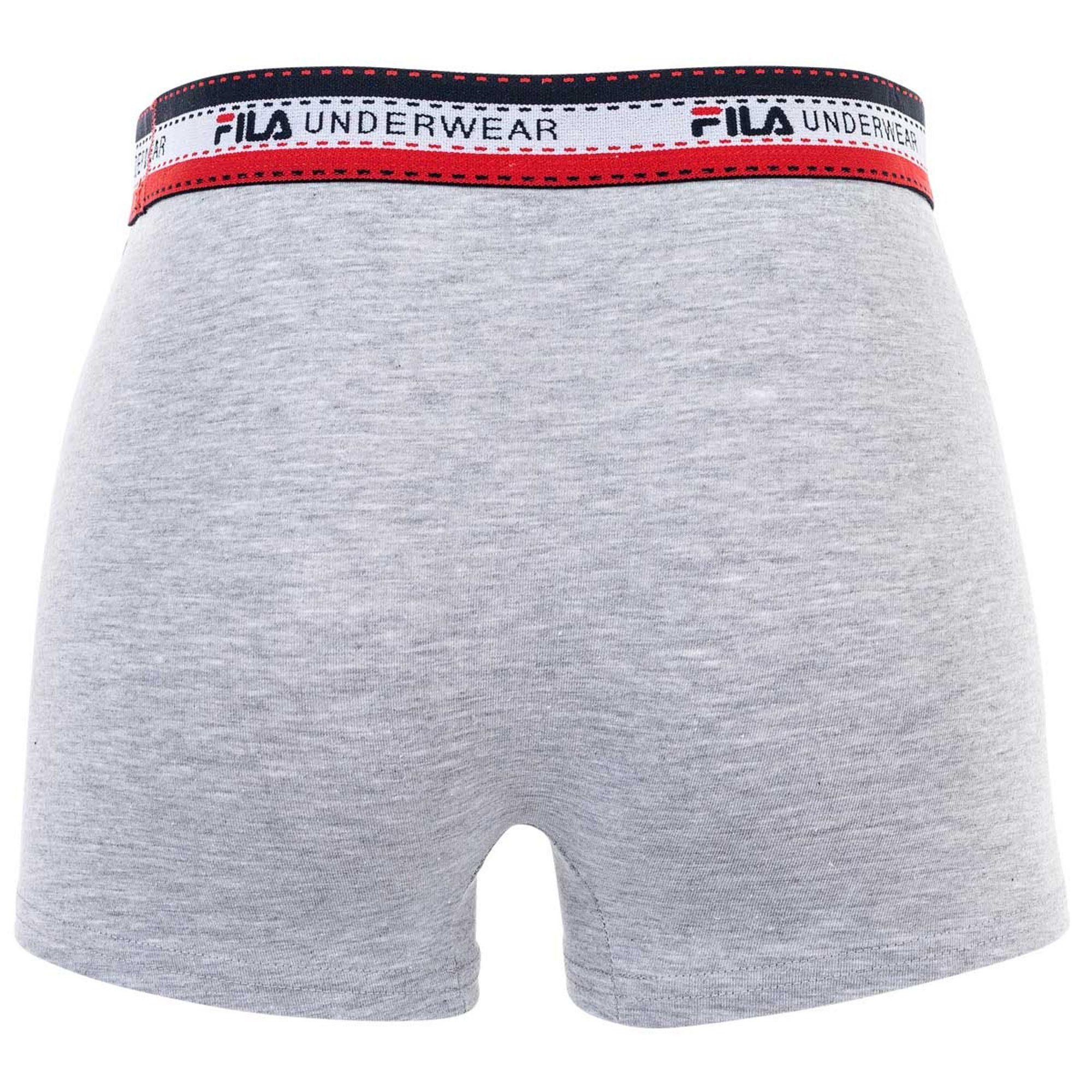 Fila Boxer Herren Boxershort 4er Pack Baumwollmischung (Packung, 4er Pack)
