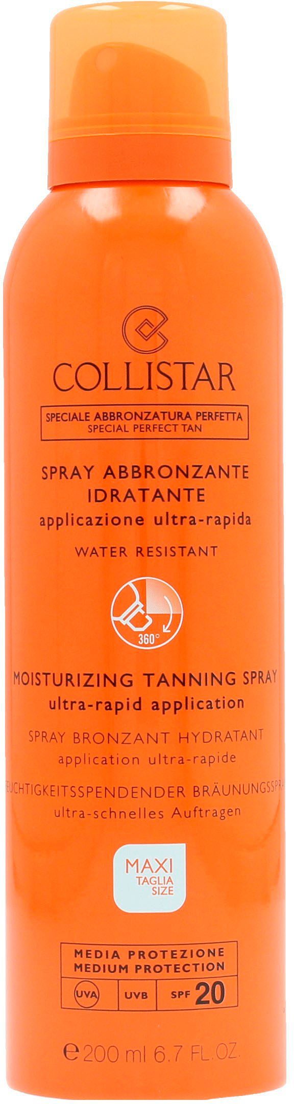 COLLISTAR Selbstbräunungsspray Moisturizing Tanning Spray, 20 Lichtschutzfaktor