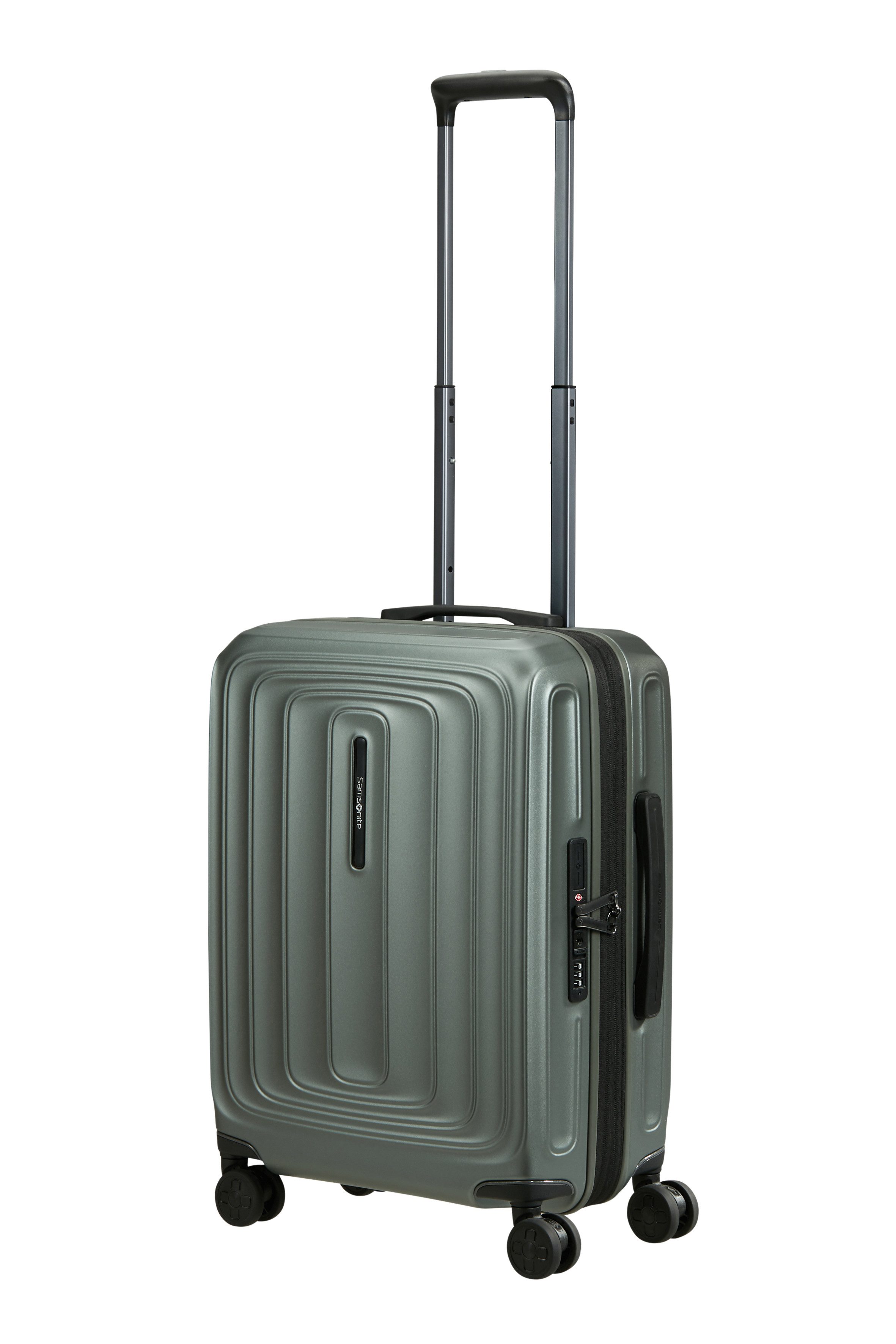 Samsonite Hartschalen-Trolley 2WANDER, 4 Rollen, aus robustem Polycarbonat, mit Adressetikett und Dehnfalte