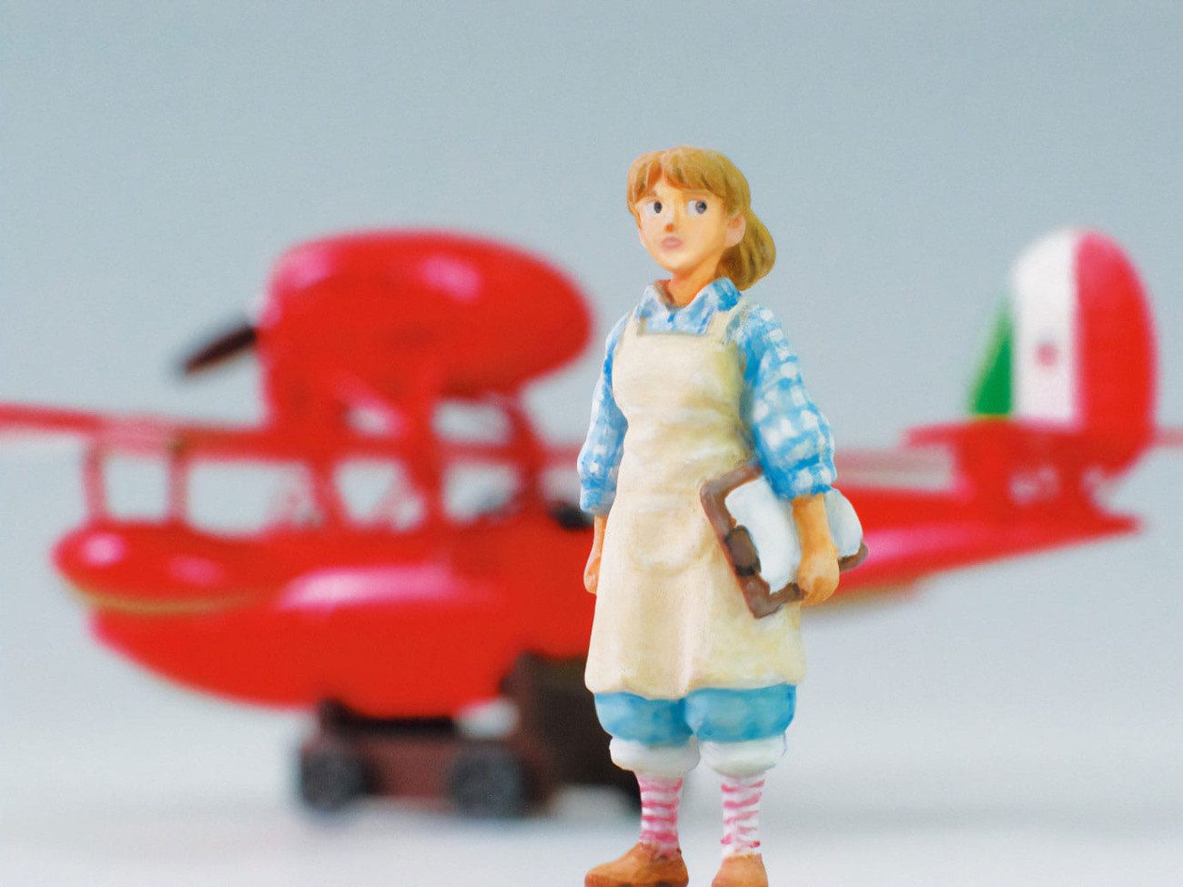 Fine Modellbausatz Porco Rosso Model-Kit mit Figur 1/72 Savoia S.21F Version 2 & Fio