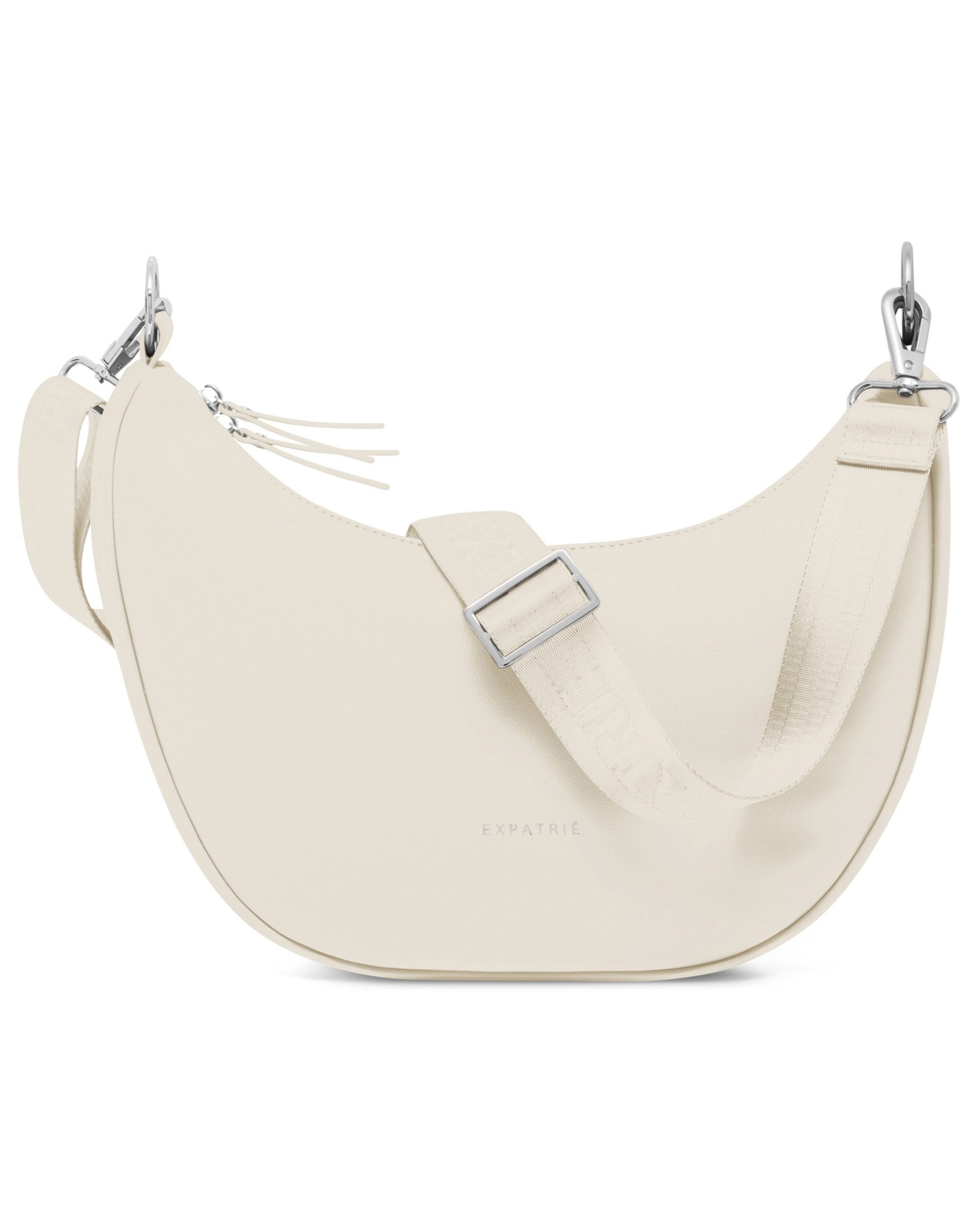 Expatrié Umhängetasche Lea Medium Half Moon Bag Schultertasche, Elegante Cr günstig online kaufen